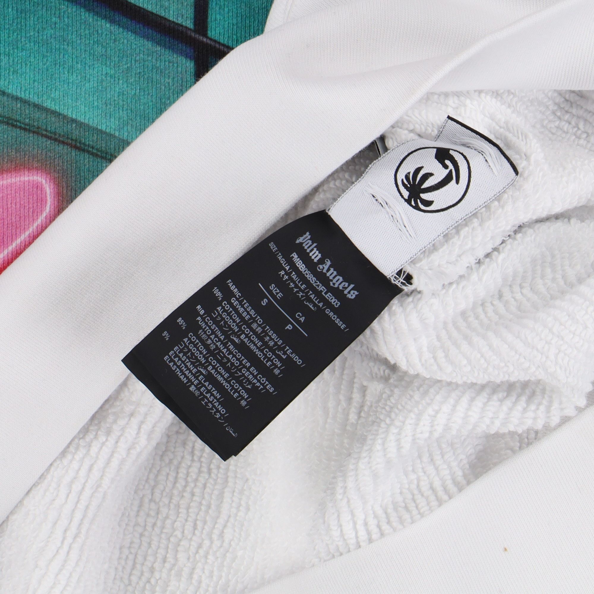 Palm Angels White Miami Print Oversized Hoodie Size US S / EU 44-46 / 1 - 6 Thumbnail