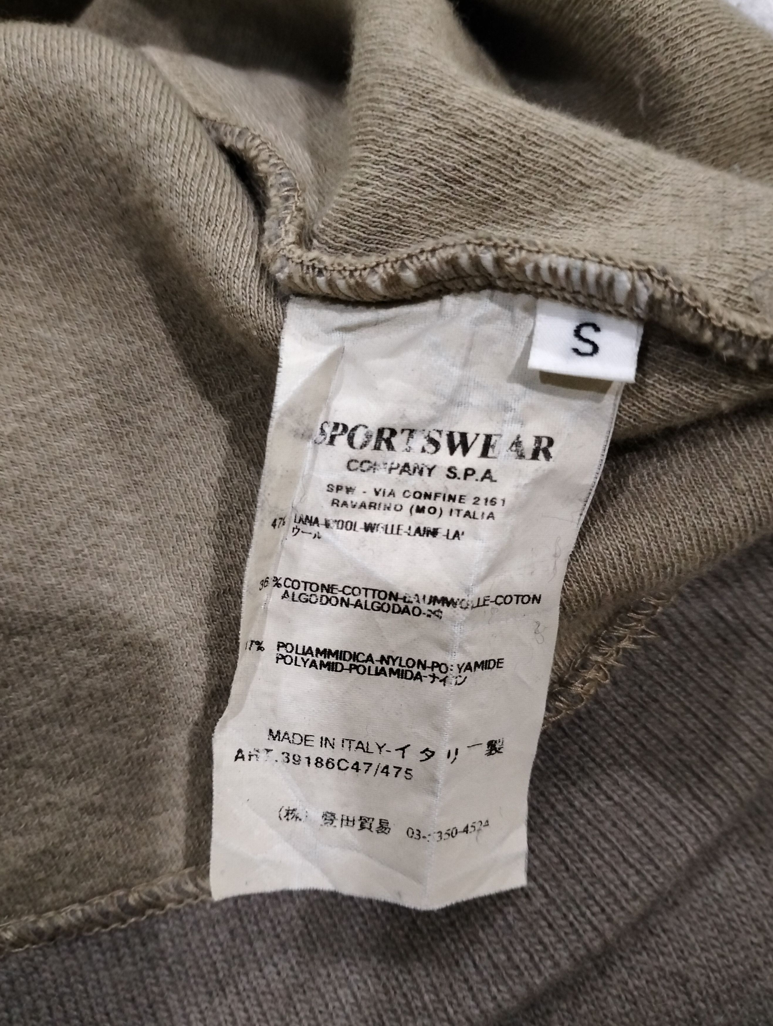 C.P. Company Vintage C.P. Company Collared Wool Half Zip Sweatshirt Size US S / EU 44-46 / 1 - 13 Thumbnail