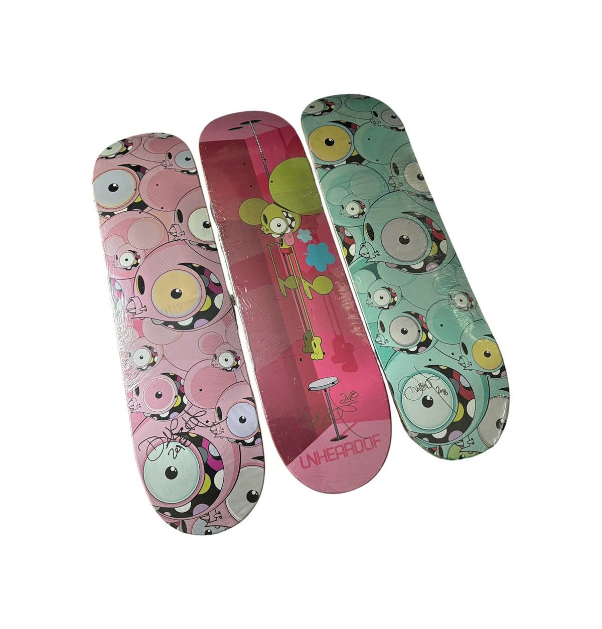 Other SIGNED 2018 Dalek x UnheardOf Skate Deck Set Size ONE SIZE - 1 Thumbnail
