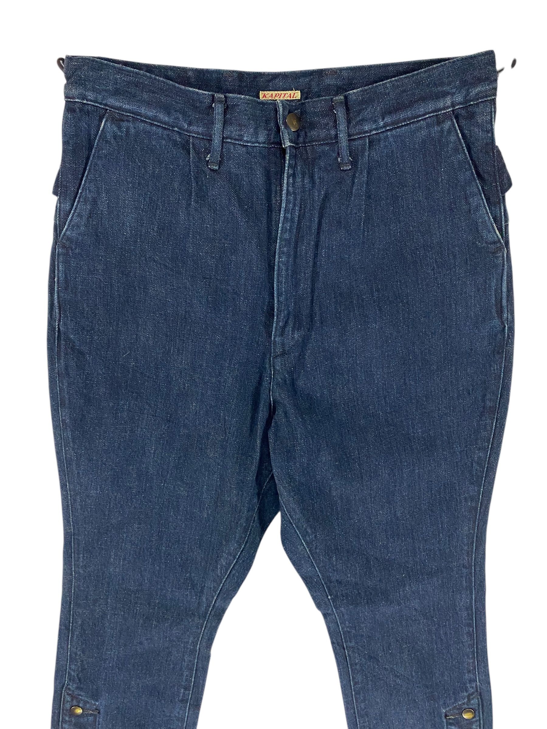 Kapital Kapital indigo merchant tailors skinny balloon jeans Size 29" - 3 Thumbnail