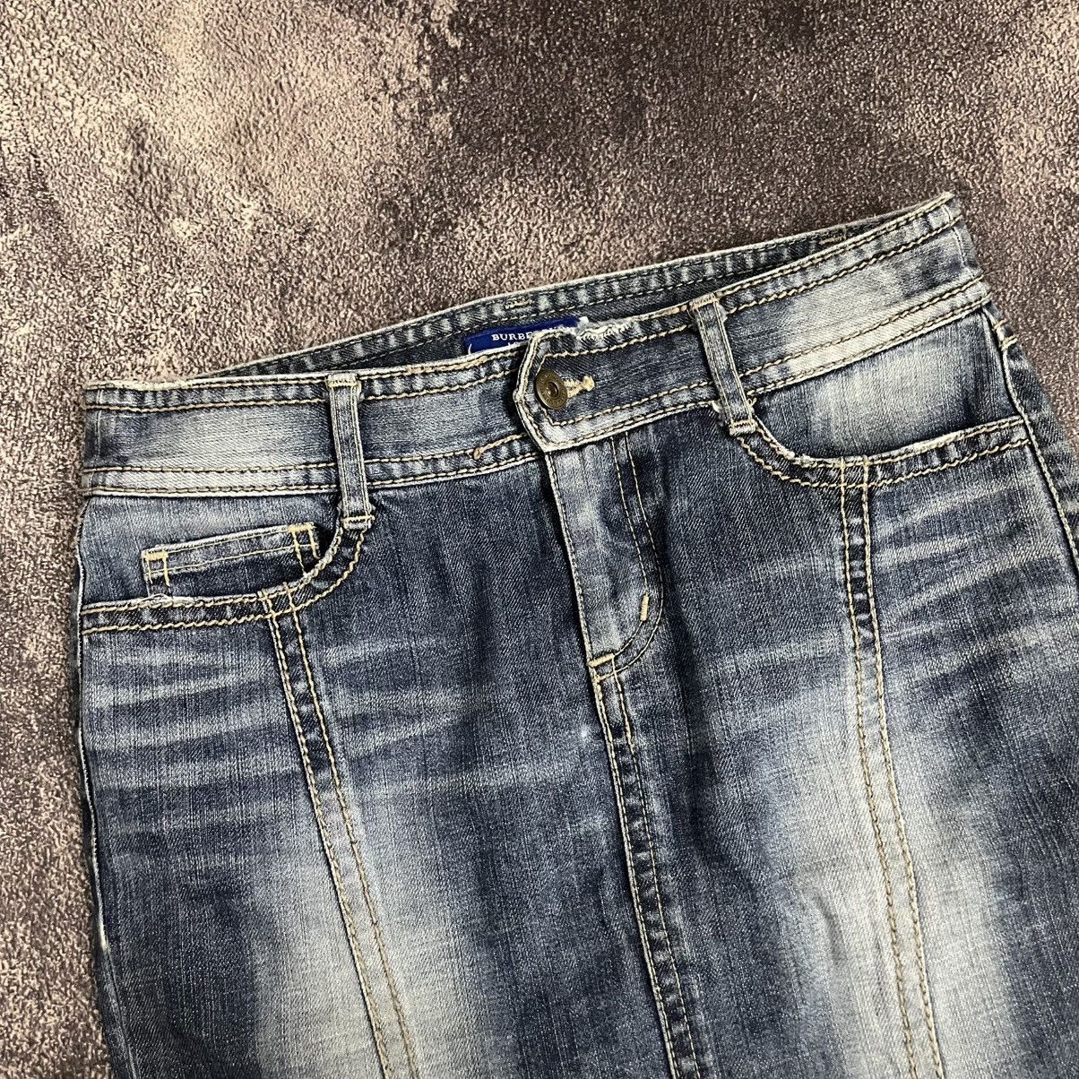 Burberry × If Six Was Nine × Vintage Vintage burberry denim skirt Size 30" / US 8 / IT 44 - 3 Thumbnail