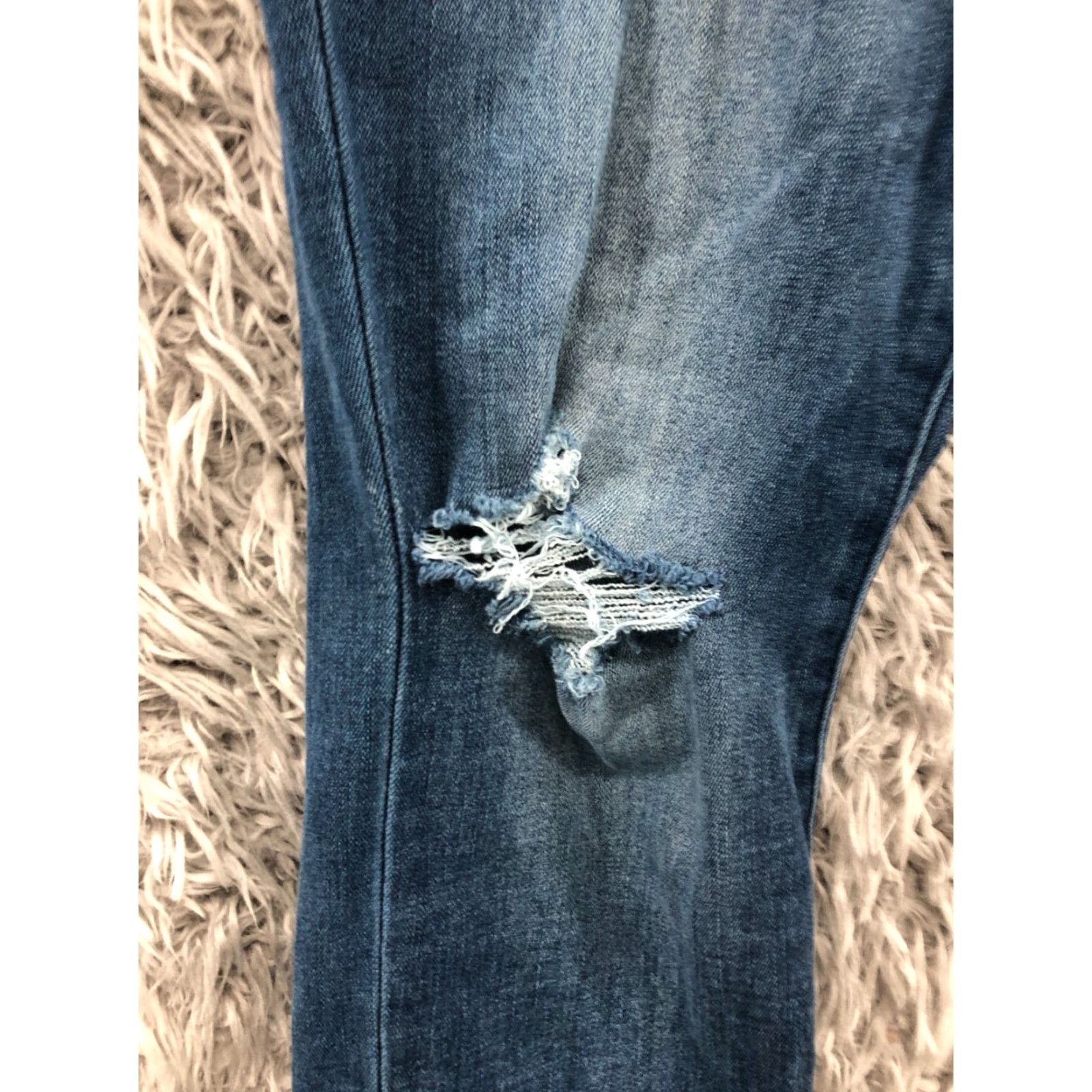 Vintage Rock & Republic Kashmiere Skinny Jeans Womens Medium Blue Size 12 Regular Waist 32 Inseam 30 Denim Jeans Size 34" / US 12 / IT 48 - 7 Thumbnail
