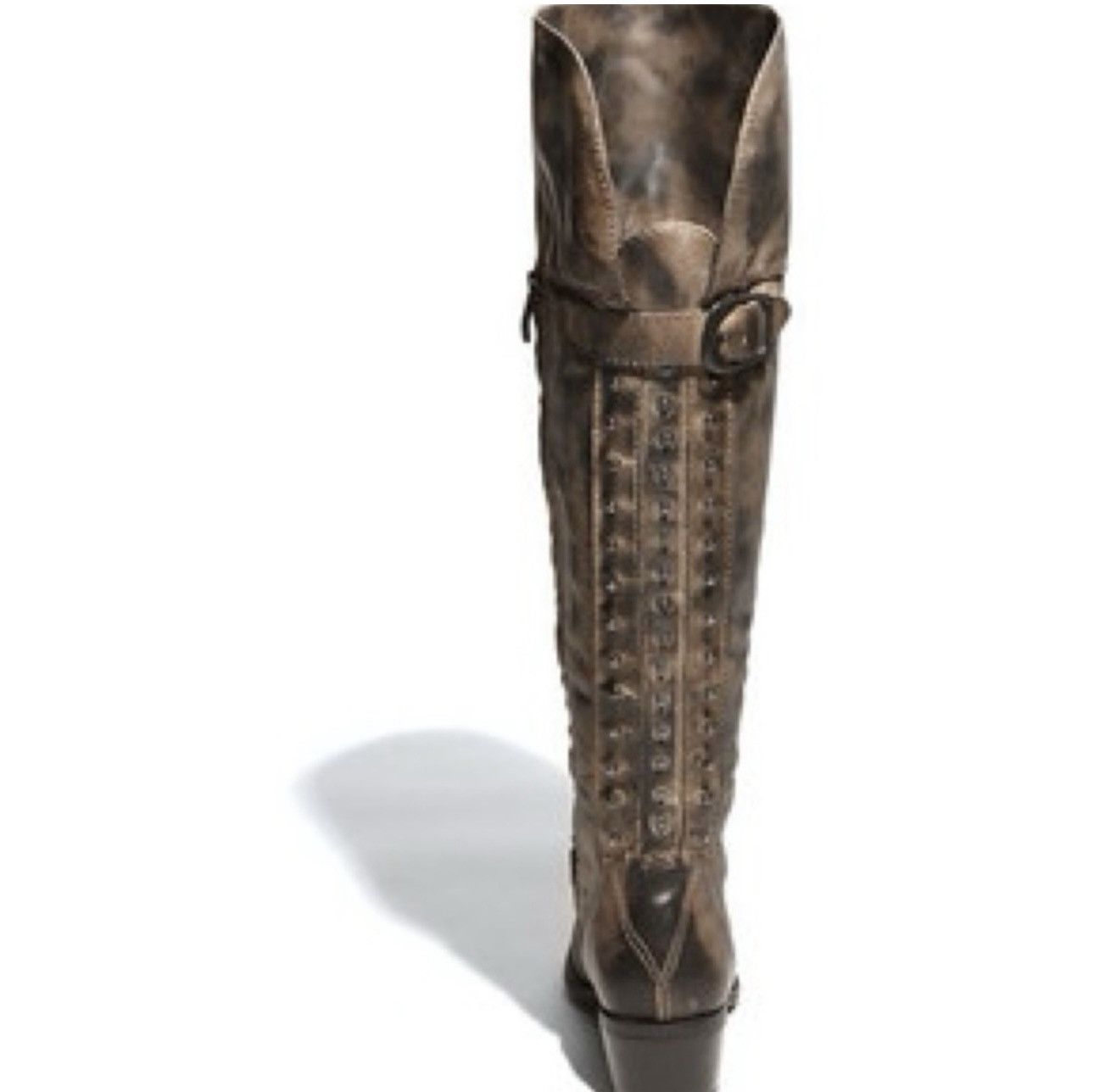 Vince Camuto Vince Camuto Antique Distressed Studded Riding Boots Size US 6 / IT 36 - 5 Thumbnail