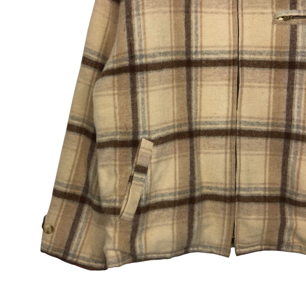 Japanese Brand 📌Vintage Chore Zipper Jacket Buckle Bourbon House Tartan Size US M / EU 48-50 / 2 - 5 Thumbnail
