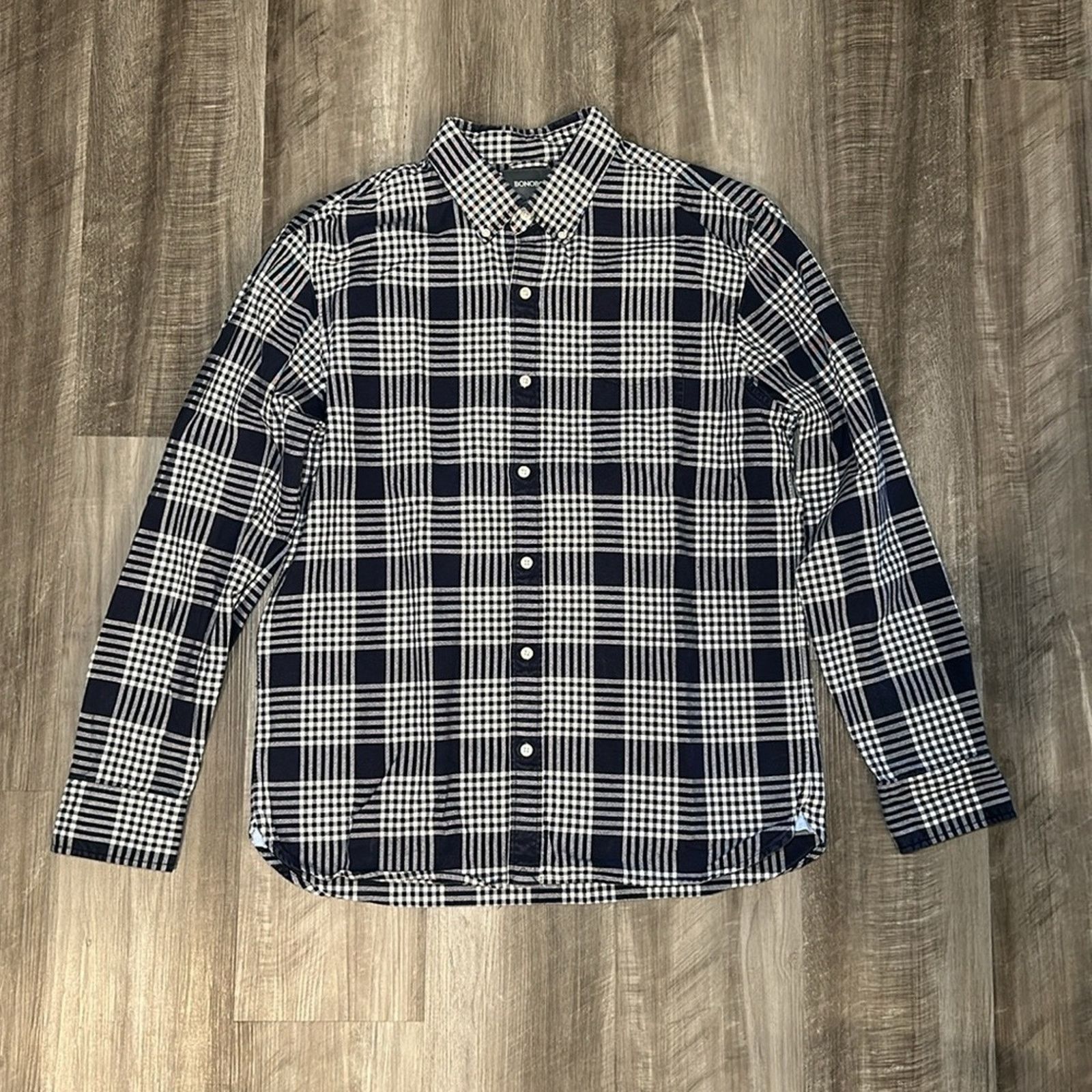 Bonobos Bonobos Standard Fit Heavy Long Sleeve Button Down - Large Size US L / EU 52-54 / 3 - 2 Thumbnail