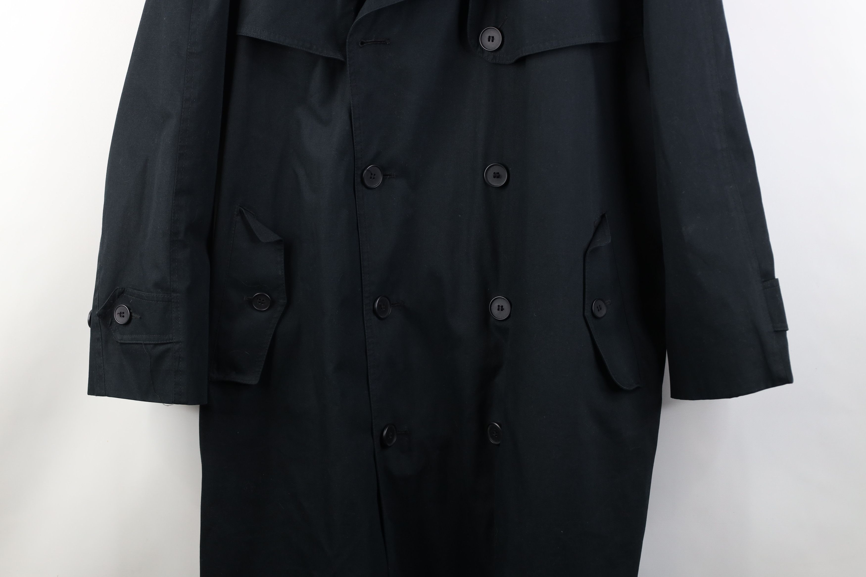 Vintage Vintage 90s Streetwear Breasted Trench Coat Jacket USA Size US XXL / EU 58 / 5 - 3 Thumbnail