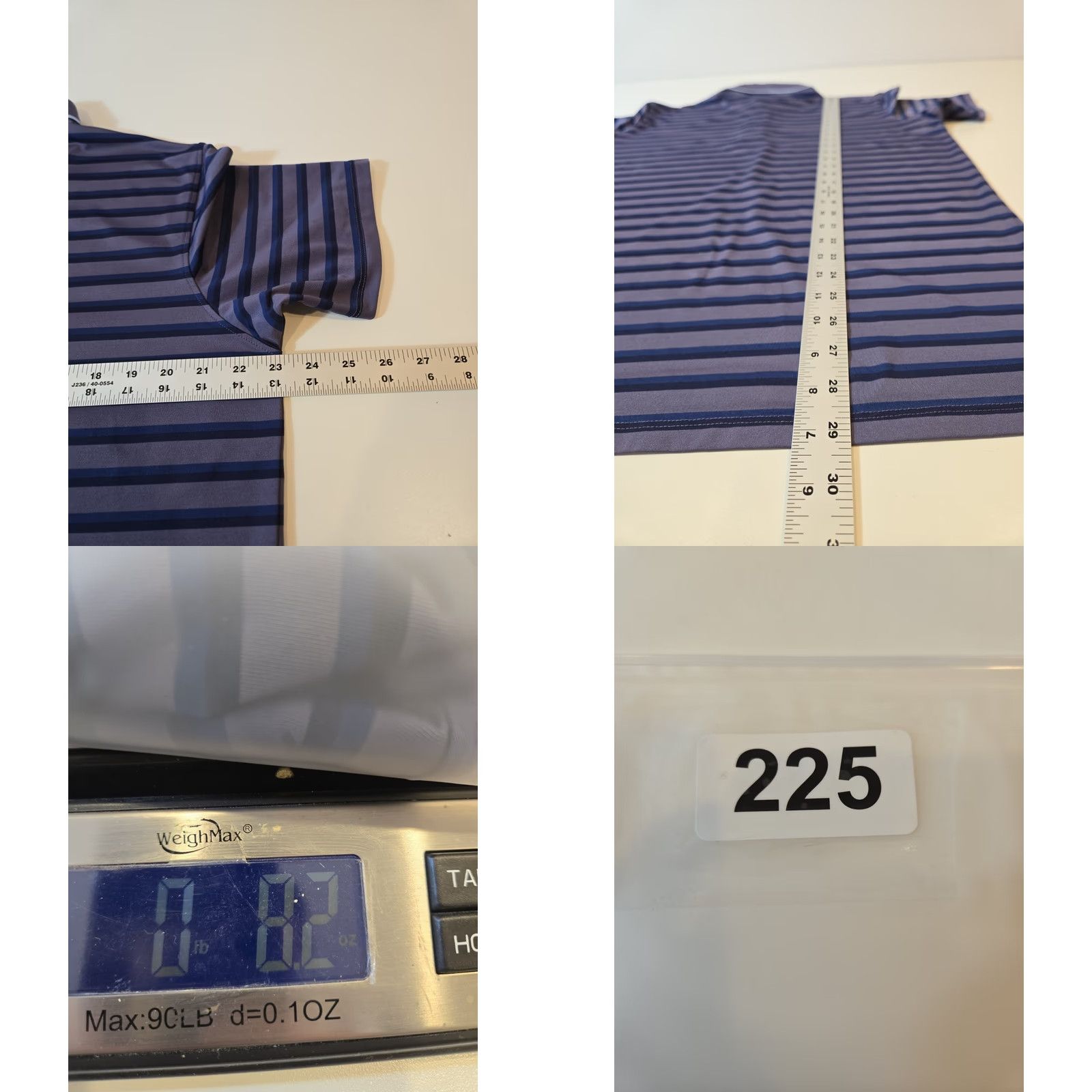 Vintage Greyson Polo Shirt Striped Blue Men's L Polo Golf Performance Size US L / EU 52-54 / 3 - 8 Thumbnail