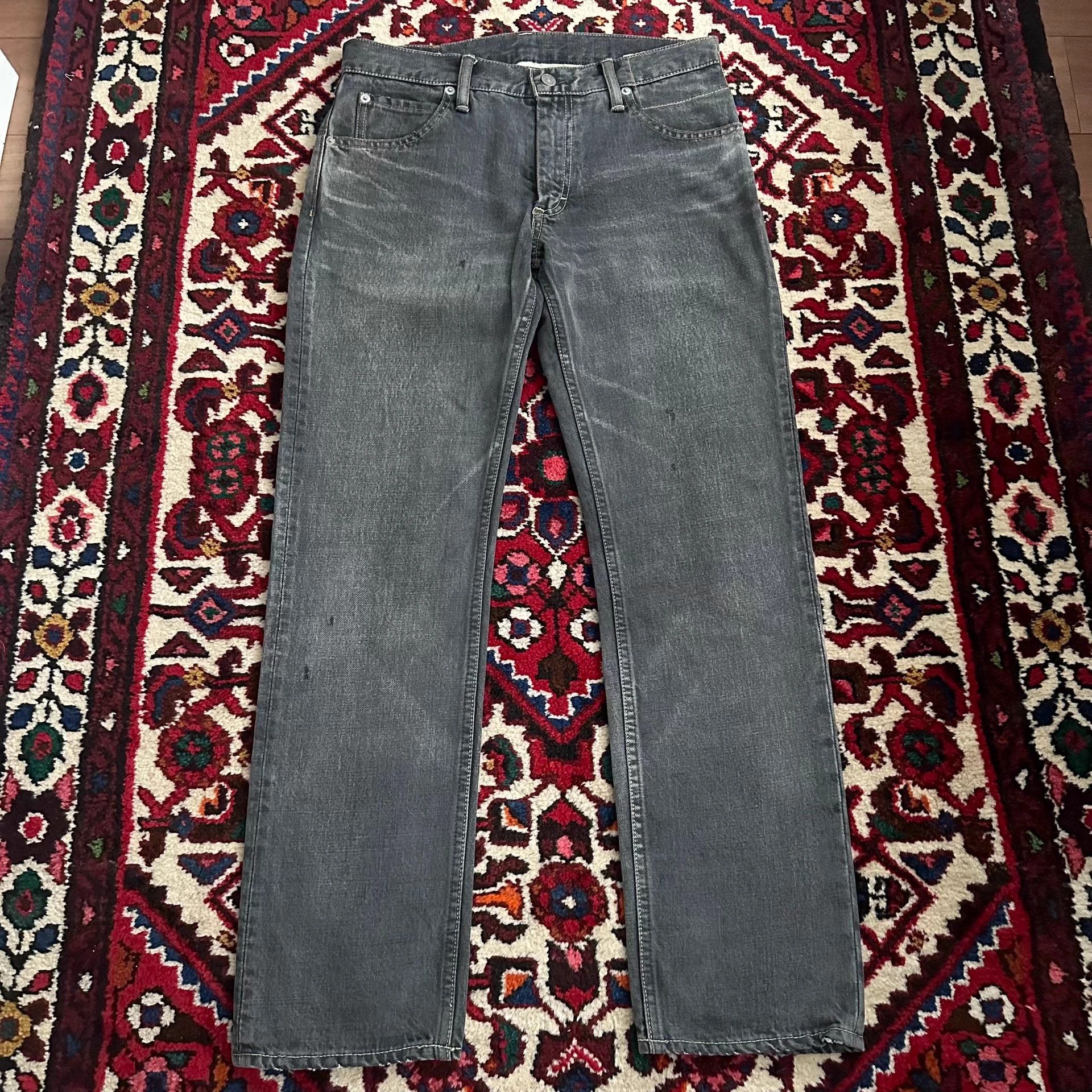 Visvim visvim 14aw 09d5 black washed jeans w32l30 Size US 32 / EU 48 - 1 Thumbnail