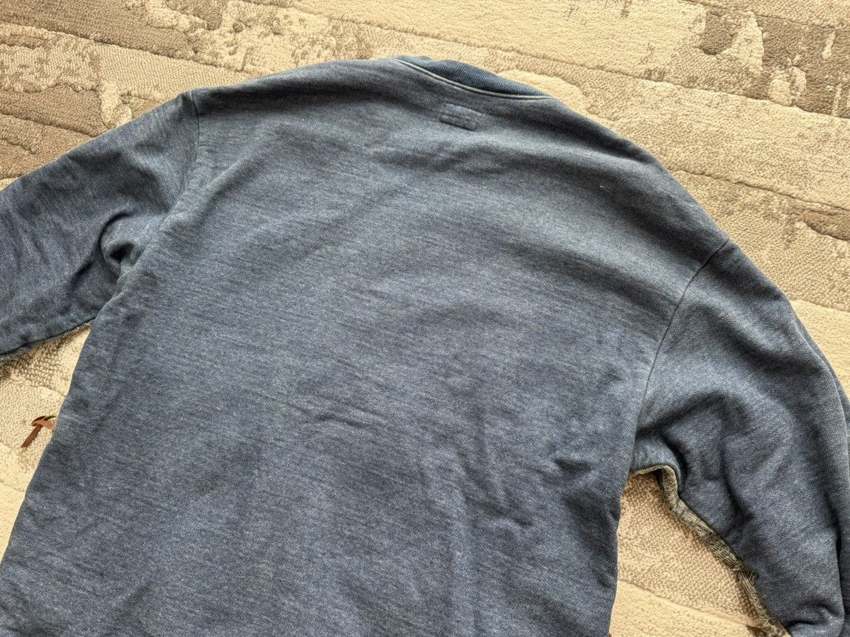 Kapital KAPITAL Boro Distressed Cotton/Linen Patchwork Sweatshirt Size US M / EU 48-50 / 2 - 7 Thumbnail