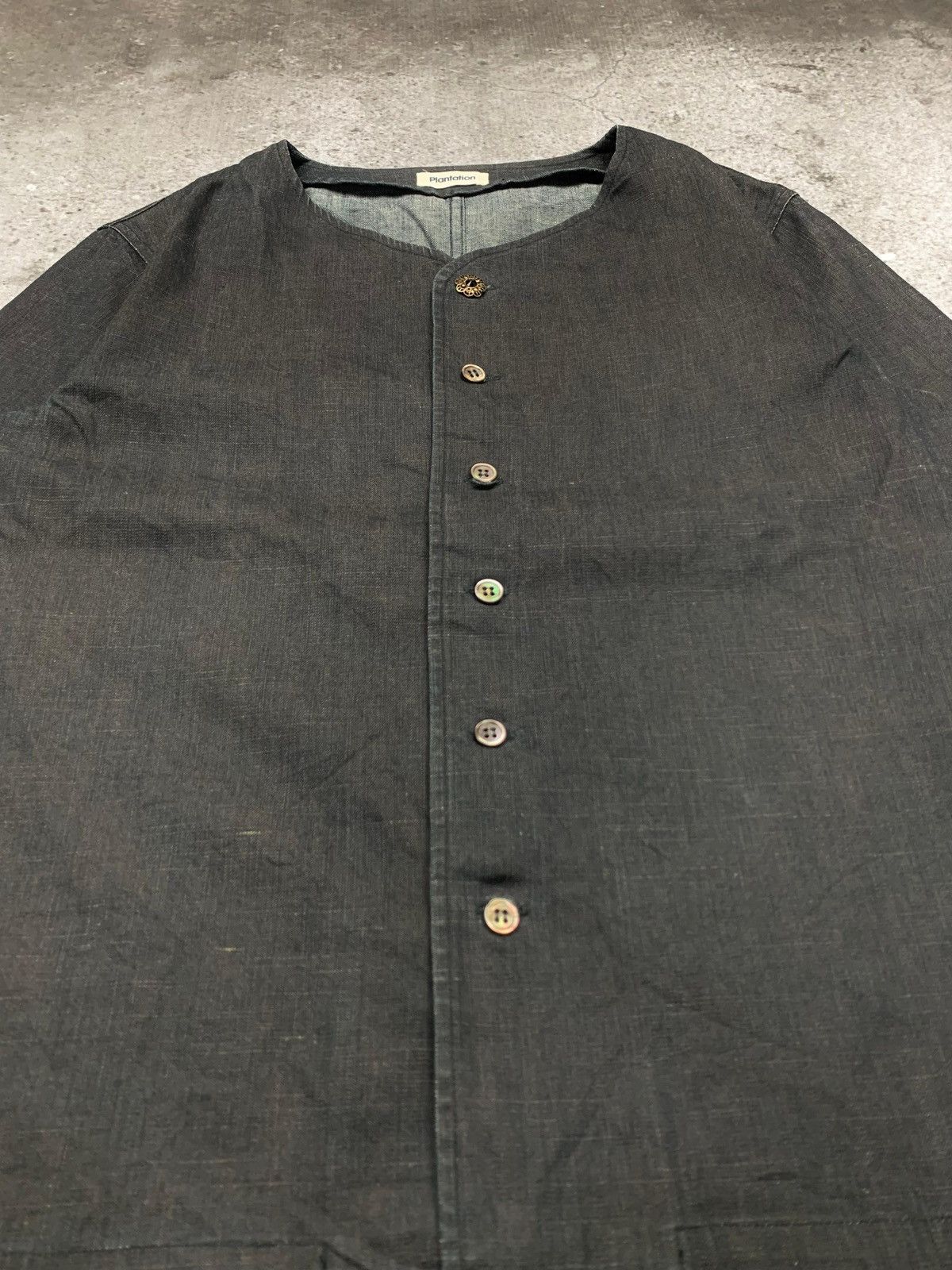 Issey Miyake Plantation By Issey Miyake Button Denim Shirt Size US M / EU 48-50 / 2 - 4 Thumbnail