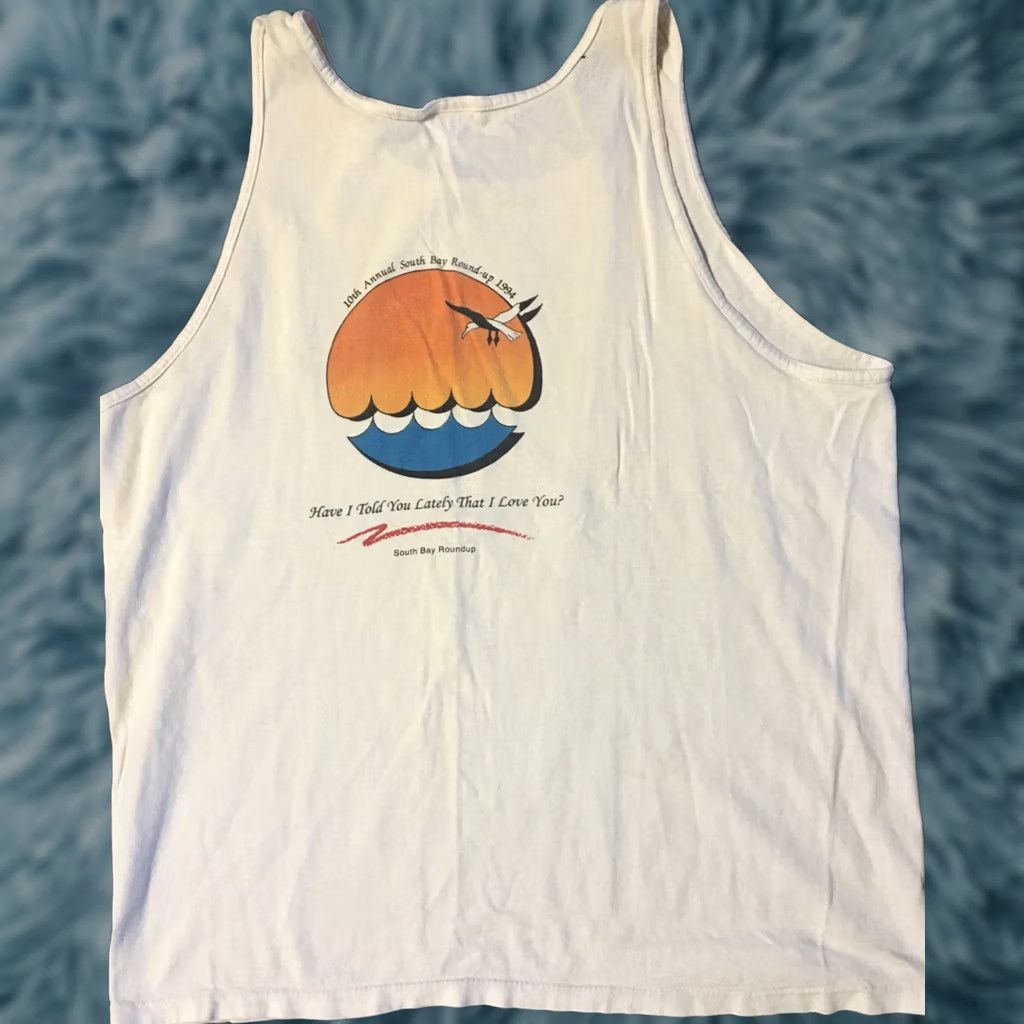 Vintage VINTAGE 90s South Bay Told You I Love You Tank Top L Single Stitch USA Grunge Size US L / EU 52-54 / 3 - 1 Thumbnail
