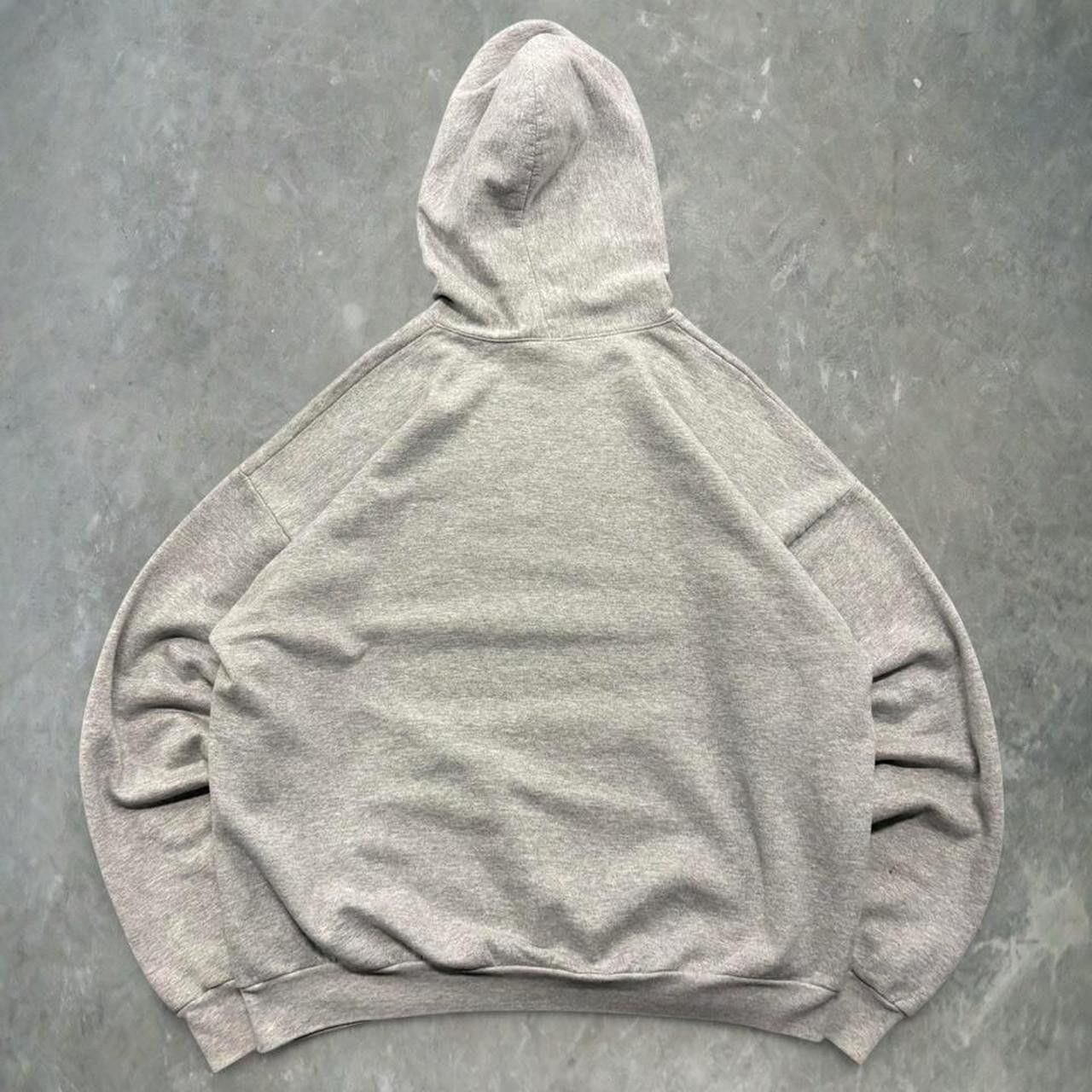 Vintage Crazy Vintage Y2K/2000s Blank Grey Hoodie! Size US XXL / EU 58 / 5 - 2 Thumbnail