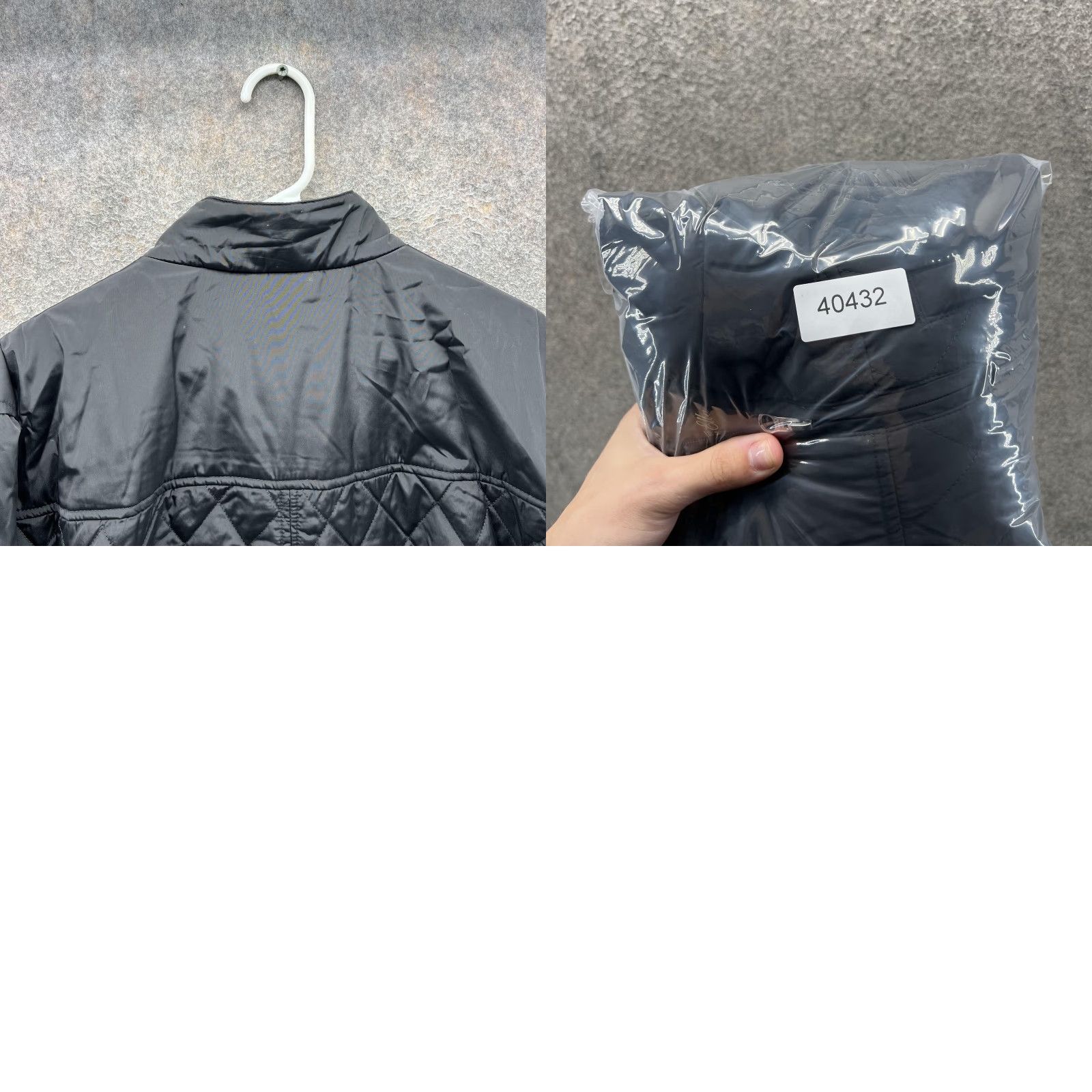 Tasso Elba Tasso Elba Jacket Mens 2XL Black Quilted Full Zip Stand Collar Casual Warm Regular My Logo Pockets Size US XXL / EU 58 / 5 - 8 Thumbnail