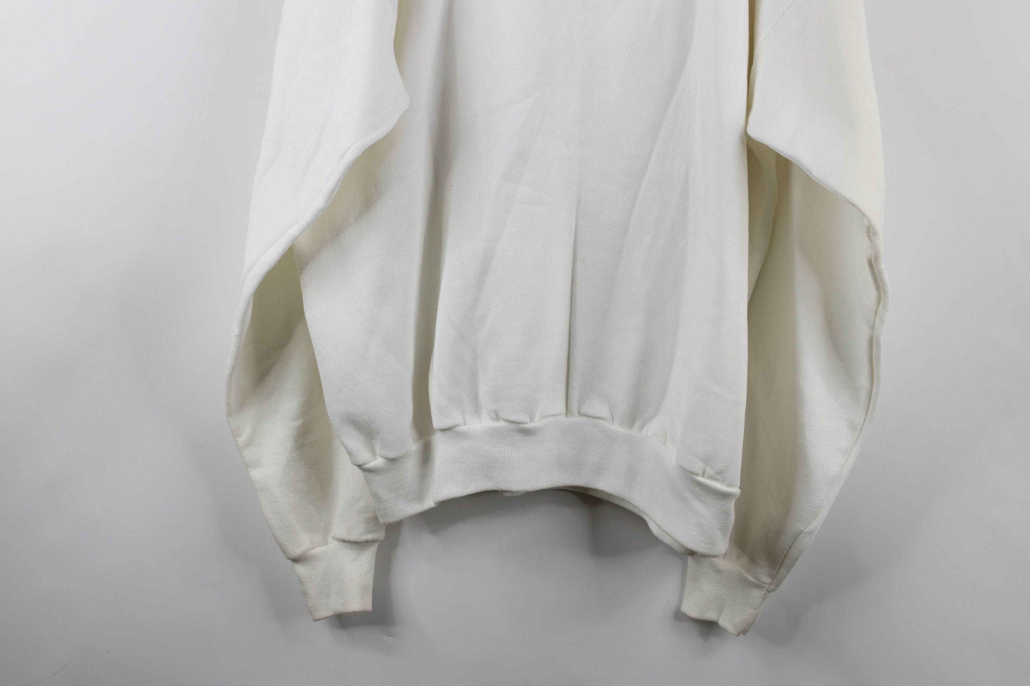 Vintage Vintage 90s Streetwear Boating Anchor Flag Sweatshirt White Size US XXL / EU 58 / 5 - 14 Thumbnail