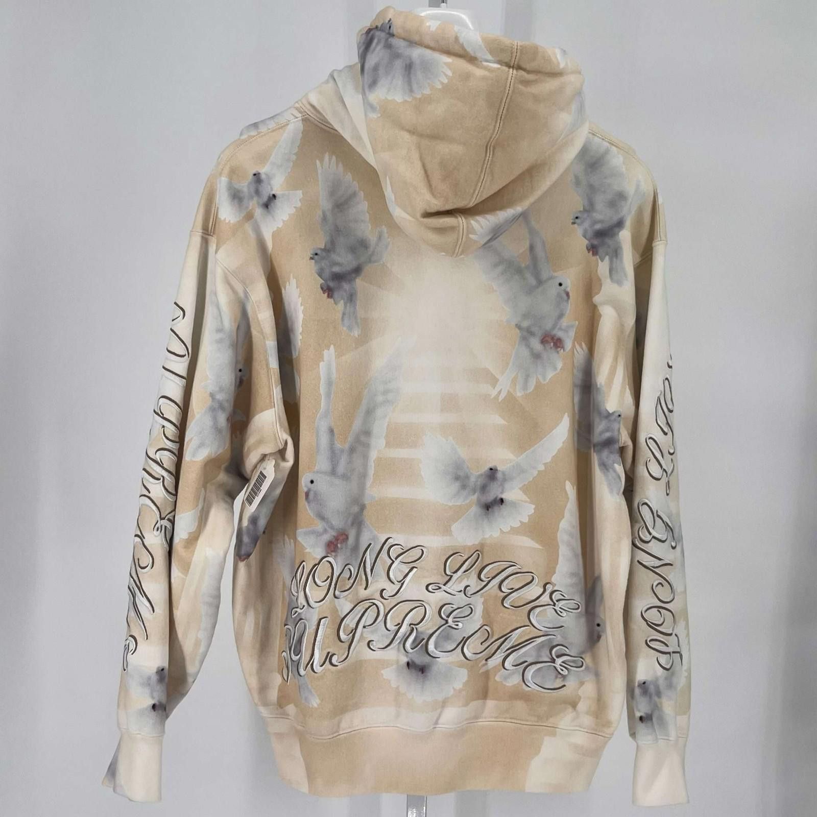 Supreme Supreme Doves Hooded Sweatshirt Tan SS22 New M Size US M / EU 48-50 / 2 - 6 Thumbnail