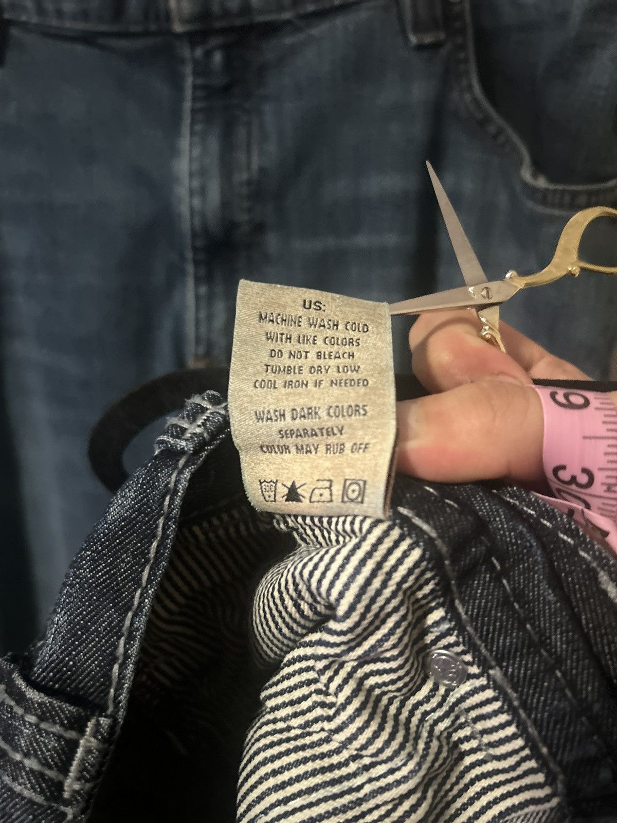 Mek Denim × Vintage Crazy Vintage Y2K/2000s Rare Mek Jeans Size US 34 / EU 50 - 9 Thumbnail