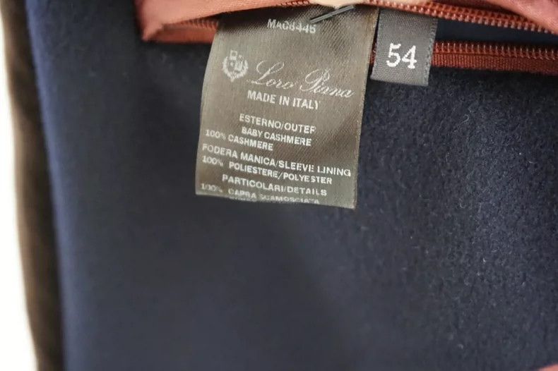 Loro Piana LORO PIANA Men's baby cashmere double rowed coat Size US L / EU 52-54 / 3 - 6 Thumbnail