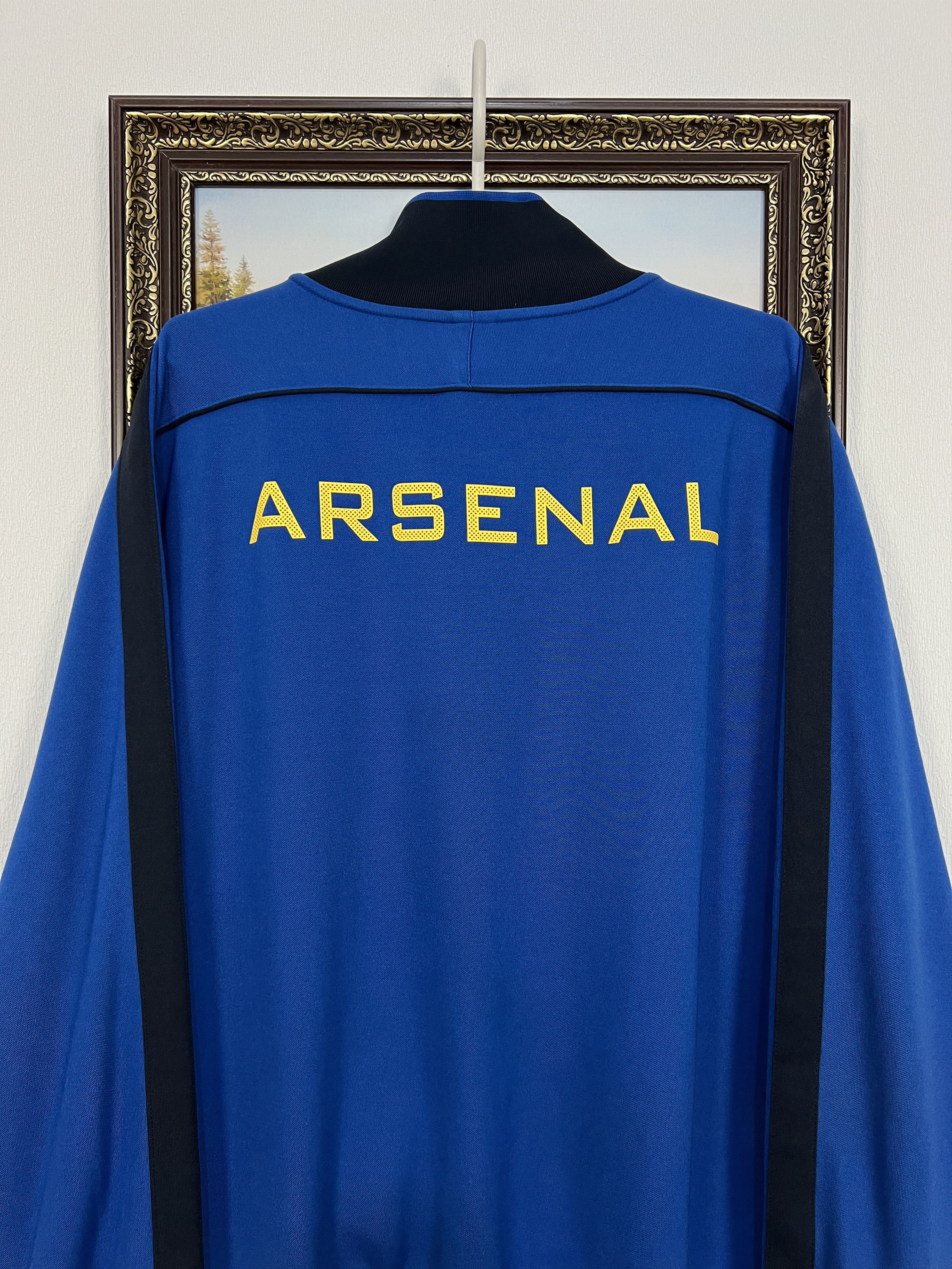 Nike Nike Arsenal Football Blue Jacket Soccer Mens Track Top Zip Size US XL / EU 56 / 4 - 11 Thumbnail