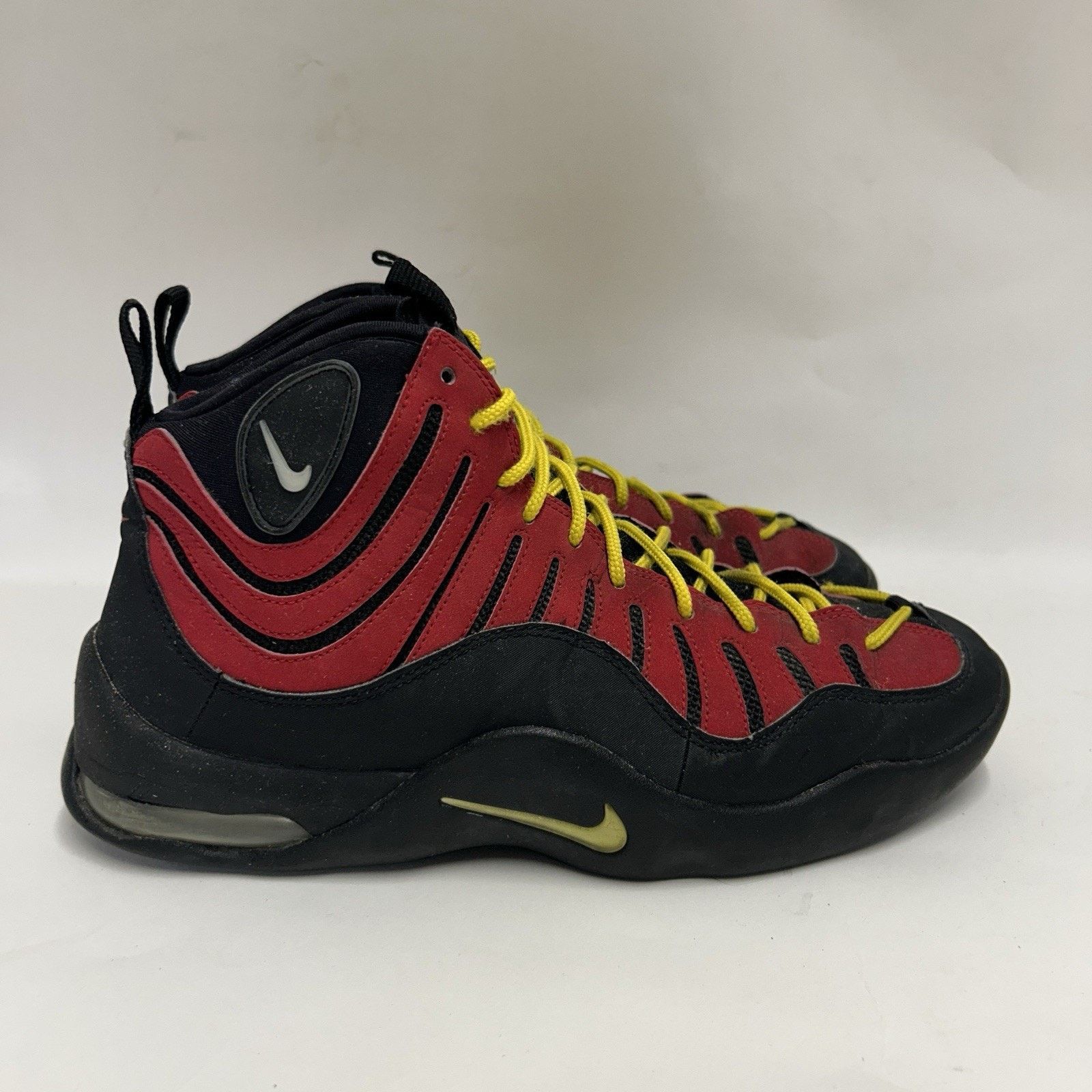 Nike Nike Air Bakin Retro OG "Red Yellow/Tim Hardaway" Size US 11.5 / EU 44-45 - 4 Thumbnail
