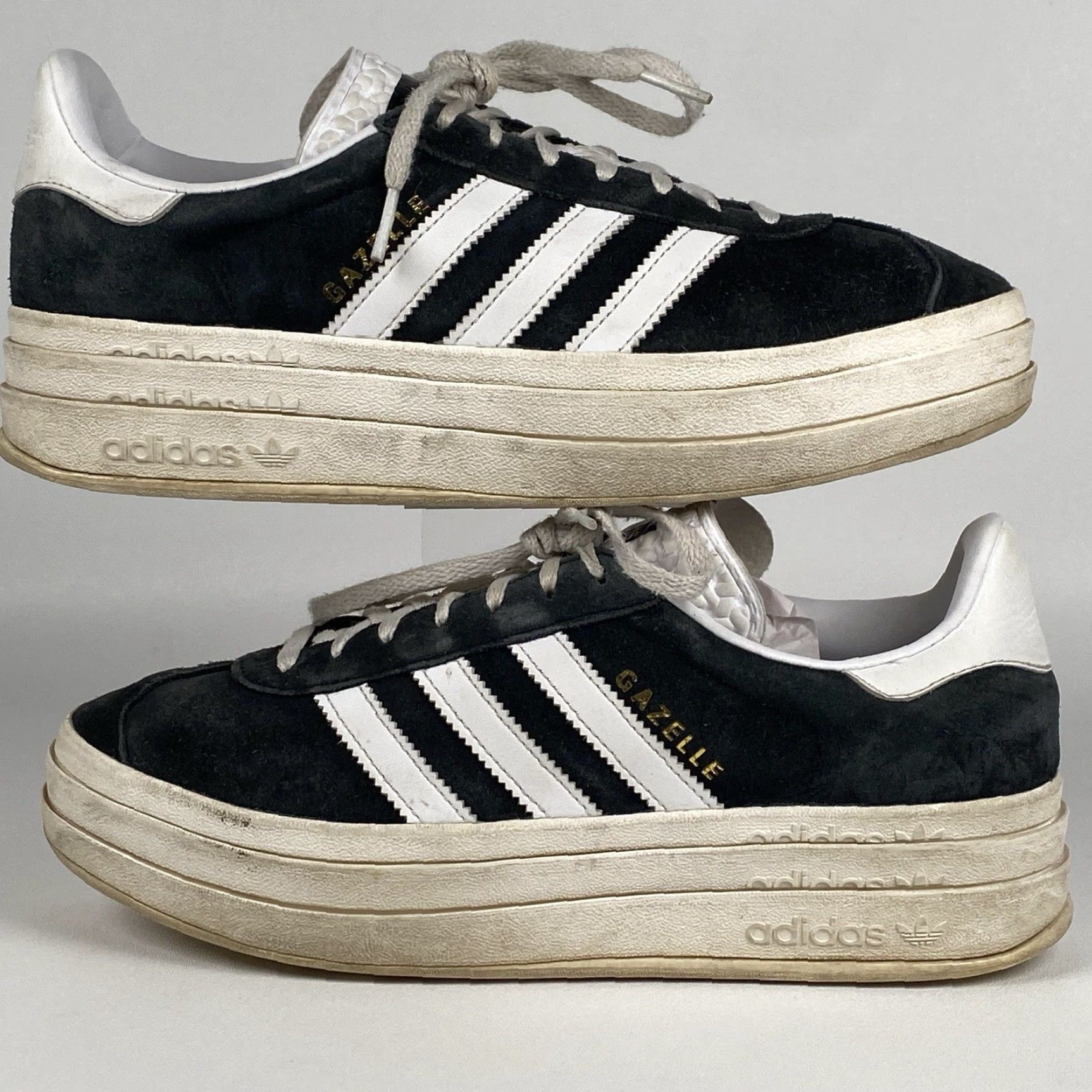 Adidas Adidas Gazelle Bold Originals Sneaker Women 9 Black White Size US 9 / IT 39 - 4 Thumbnail