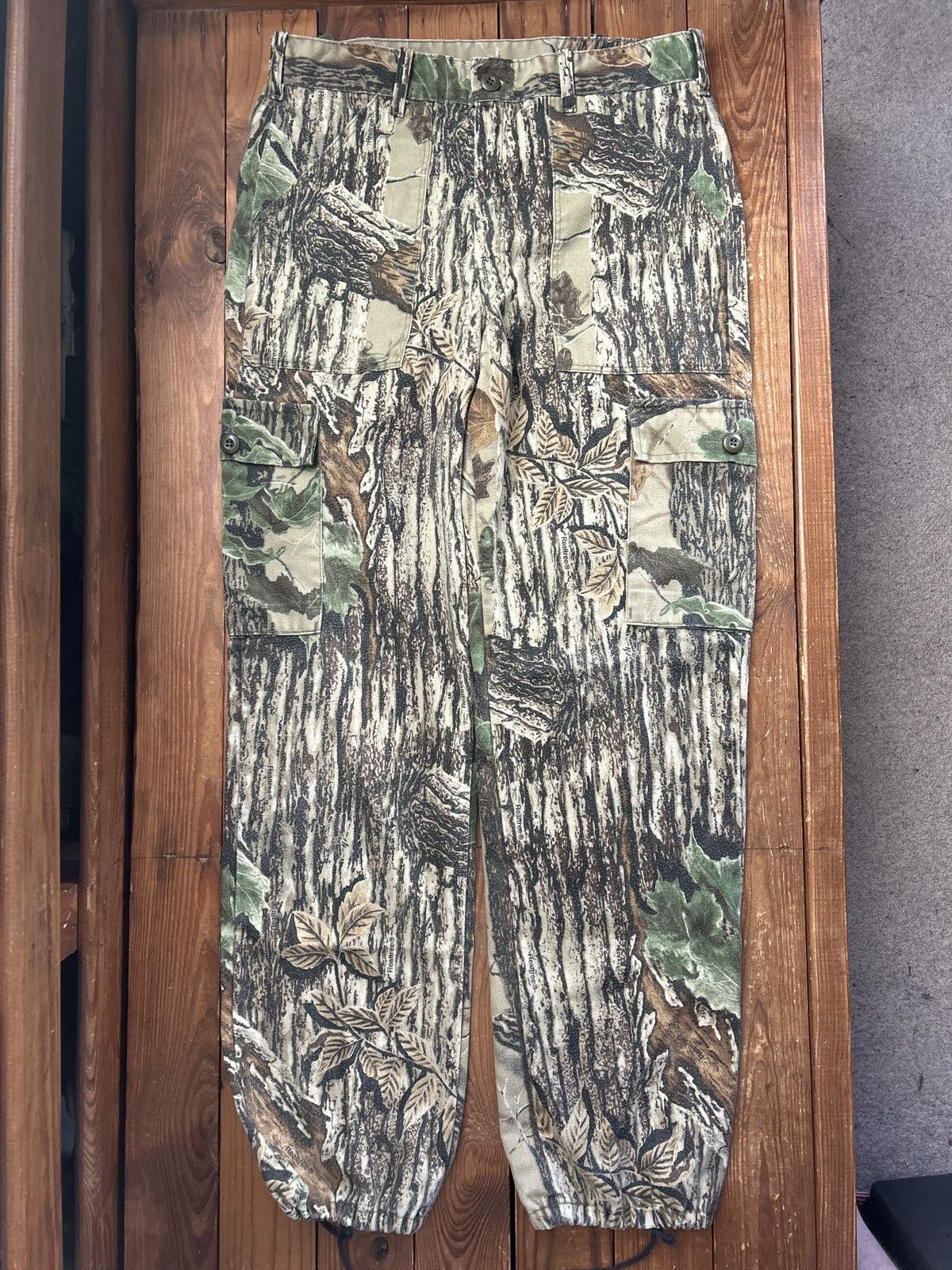 Realtree × Vintage Vintage 90s USA Real Tree Camo Ranger Cargo Pants Size US 32 / EU 48 - 1 Thumbnail