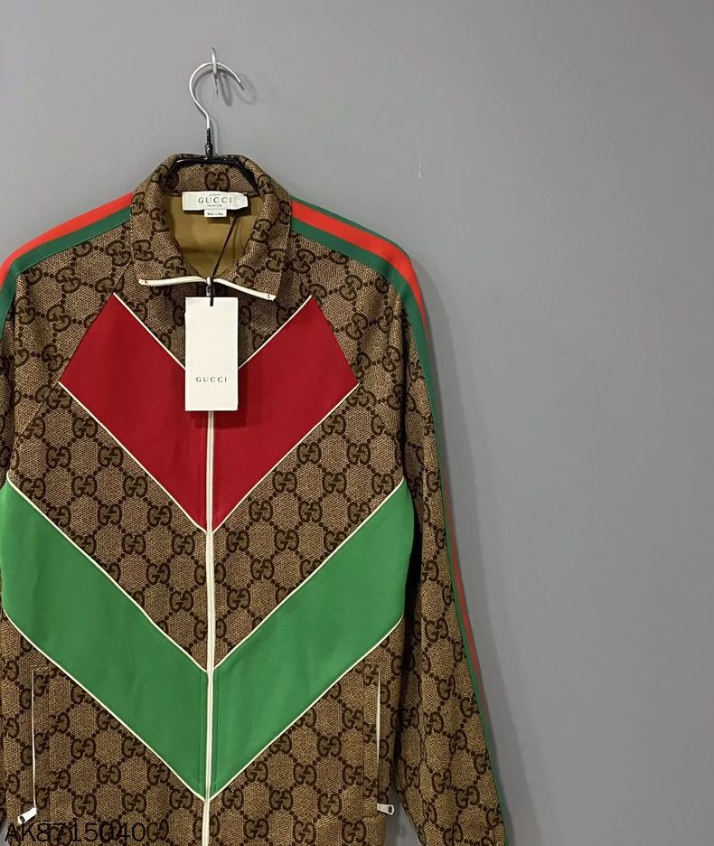 Gucci Gucci Full print logo zipper jacket 2501-Nextarrow Size US S / EU 44-46 / 1 - 2 Thumbnail