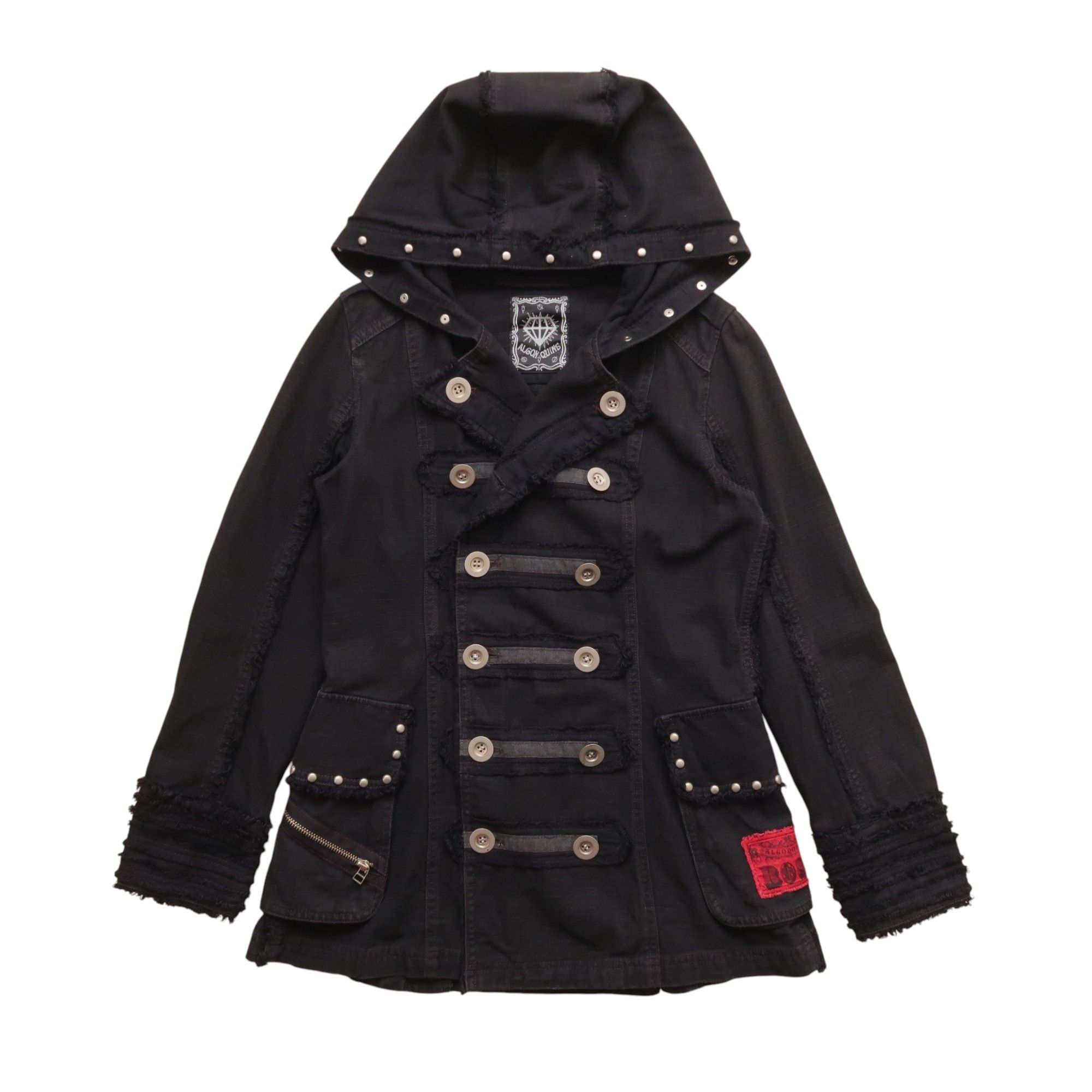 1990s LGB Le Grand Bleu Napoleon Coat Hoodie Algonquins