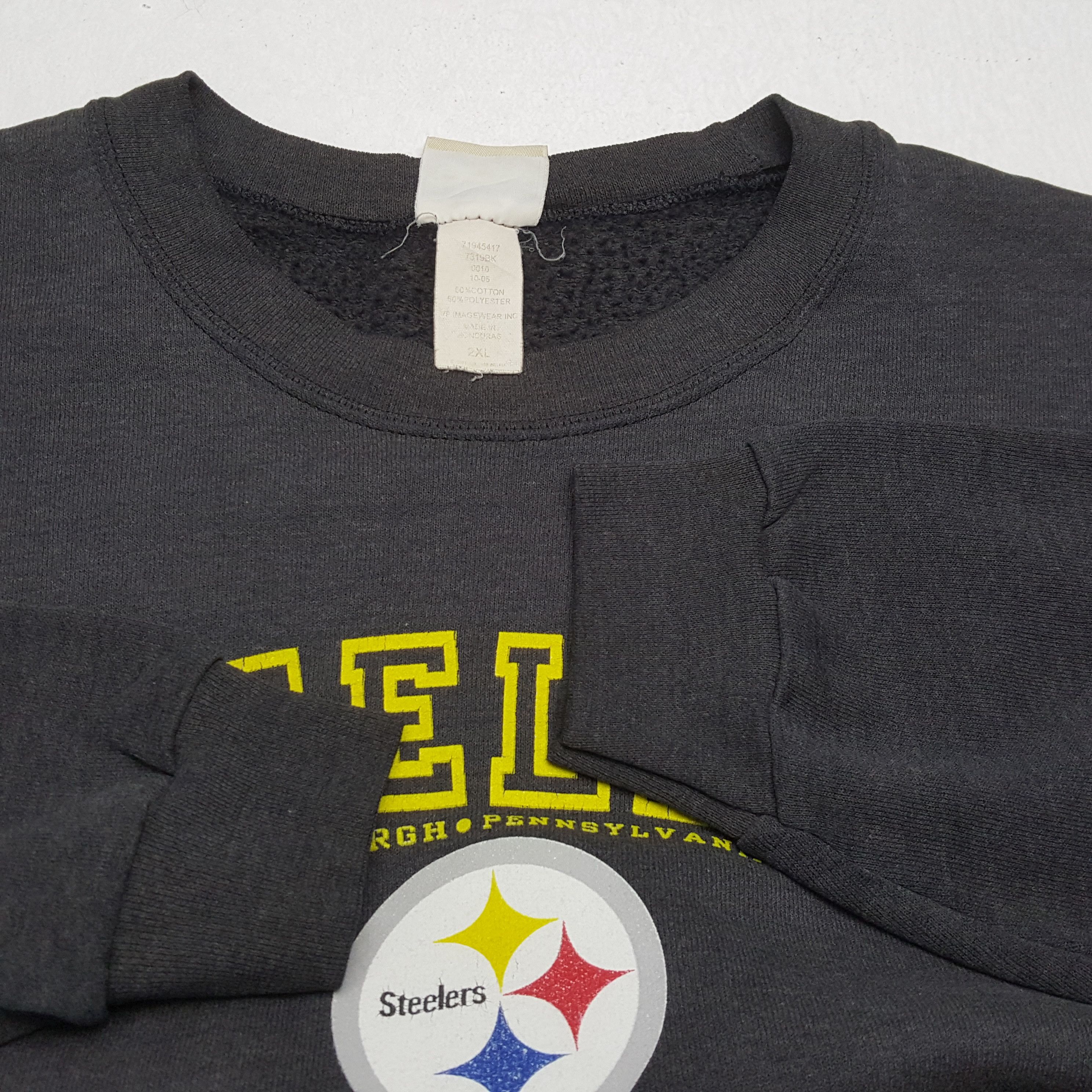 Lee × NFL × Vintage STEELER PITTSBURGH NFL Football Team Sweatshirt Size US XXL / EU 58 / 5 - 8 Thumbnail