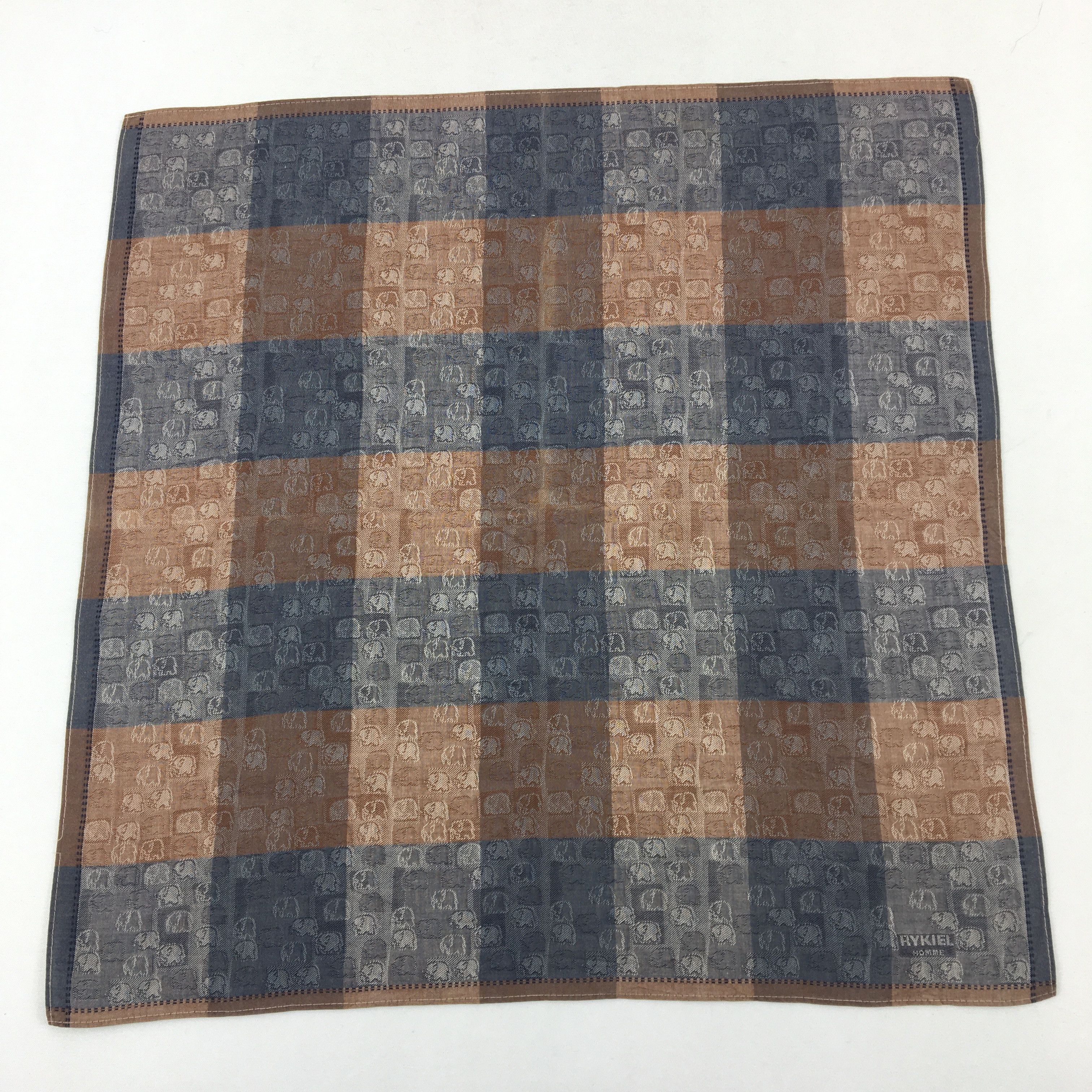 Sonia Rykiel Vintage Y2K Rykiel Homme Handkerchief Bandana Pocket Square Size ONE SIZE - 2 Thumbnail