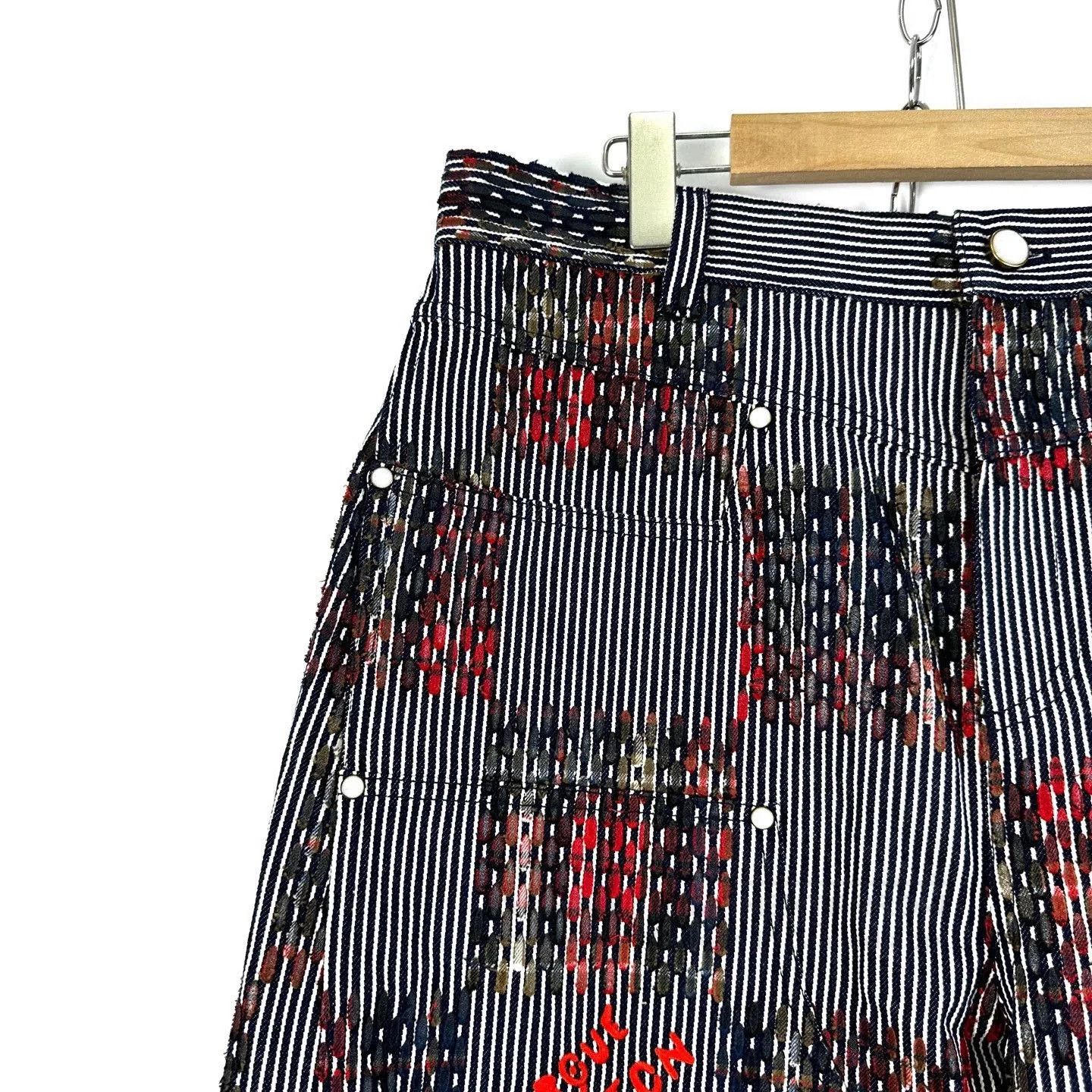 Louis Vuitton LV x NIGO Checkerboard Cargo Jeans. Size US 34 / EU 50 - 5 Thumbnail