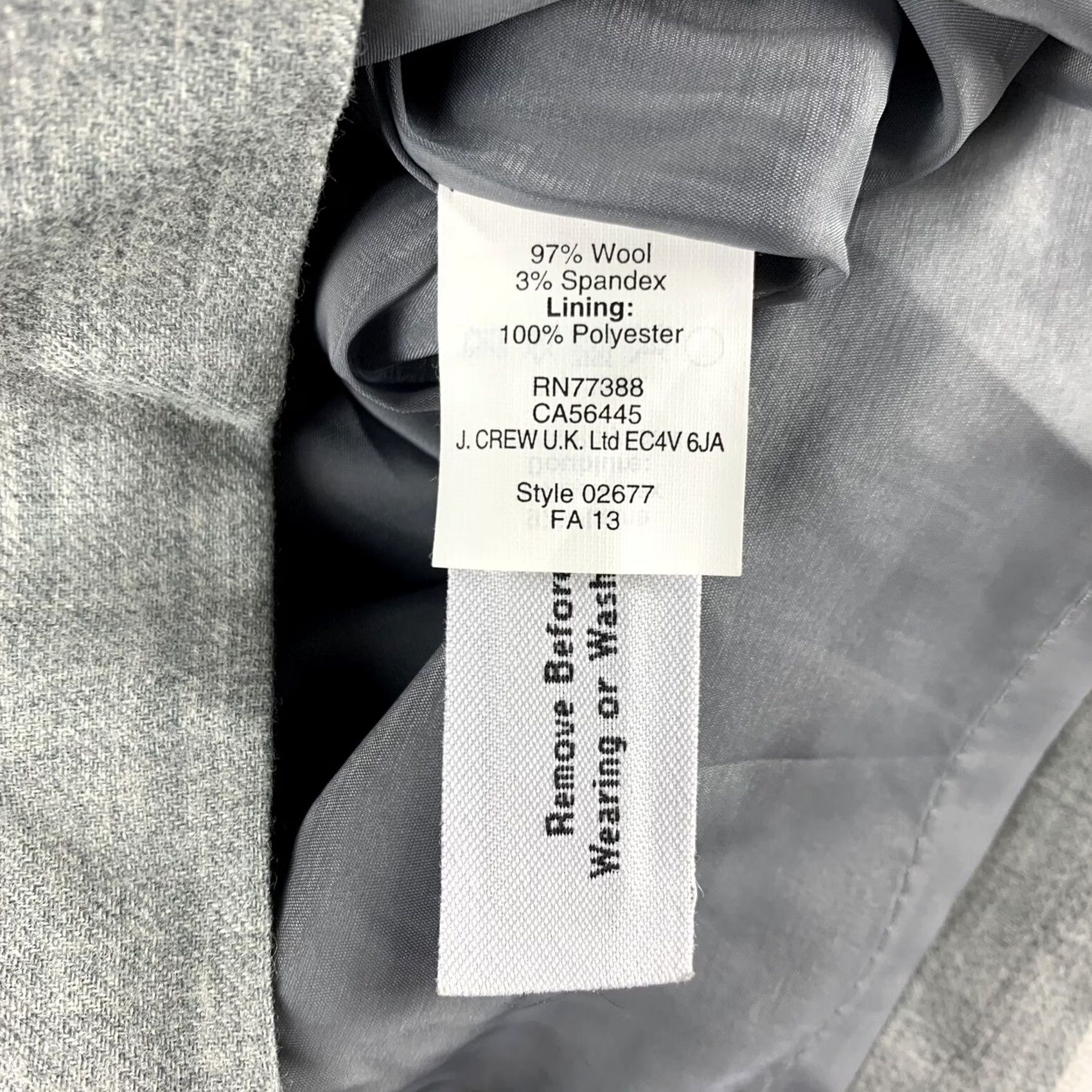 J.Crew JCREW SKIRT GRAY SCALLOPED WOMENS SIZE 8 NWT 30" WAIST Size 30" / US 8 / IT 44 - 6 Thumbnail