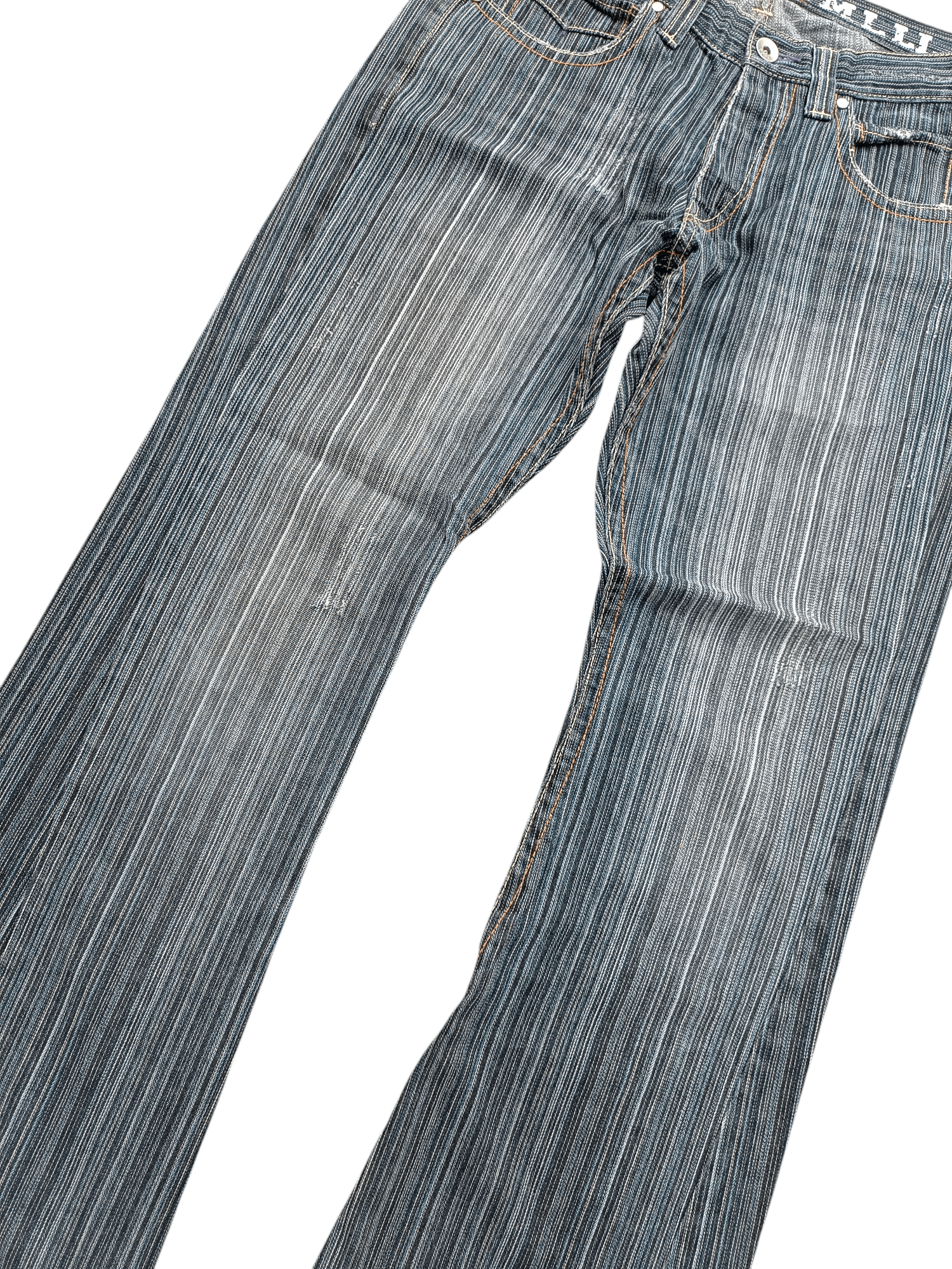 Jean 🔥 Flare Hickory IKKA Nice Design & Rare 🔥 Size US 33 - 13 Thumbnail