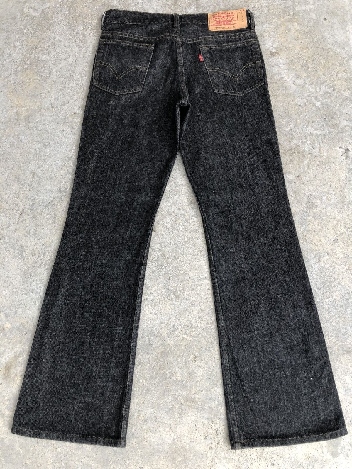 If Six Was Nine Y2k Levis 517 Flared Jeans Distressed Denim Size US 30 / EU 46 - 1 Thumbnail