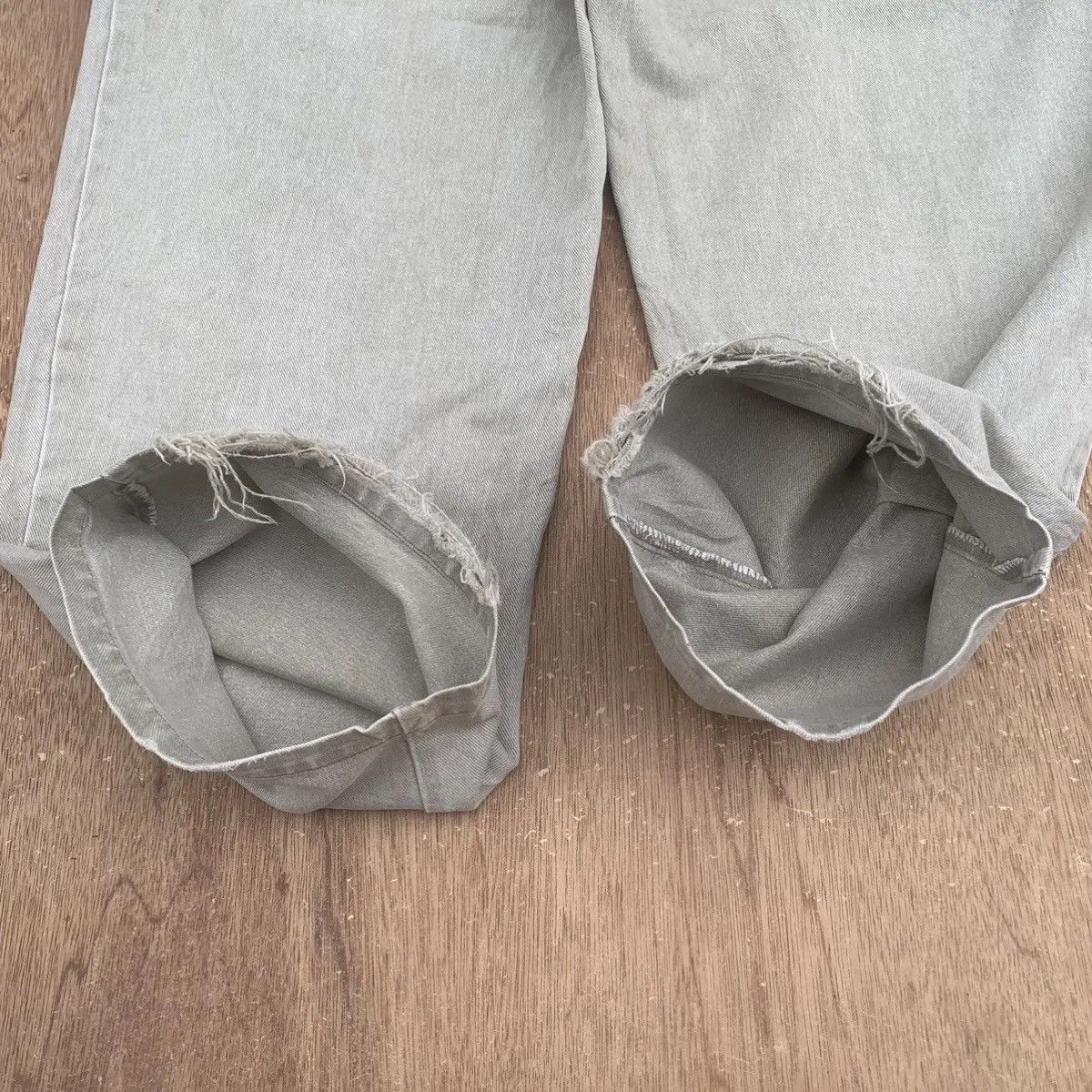 Japanese Brand BAGGY VINTAGE GRAP HITE TROUSERS SKATE GANG FADED PANTS Size US 30 / EU 46 - 15 Thumbnail