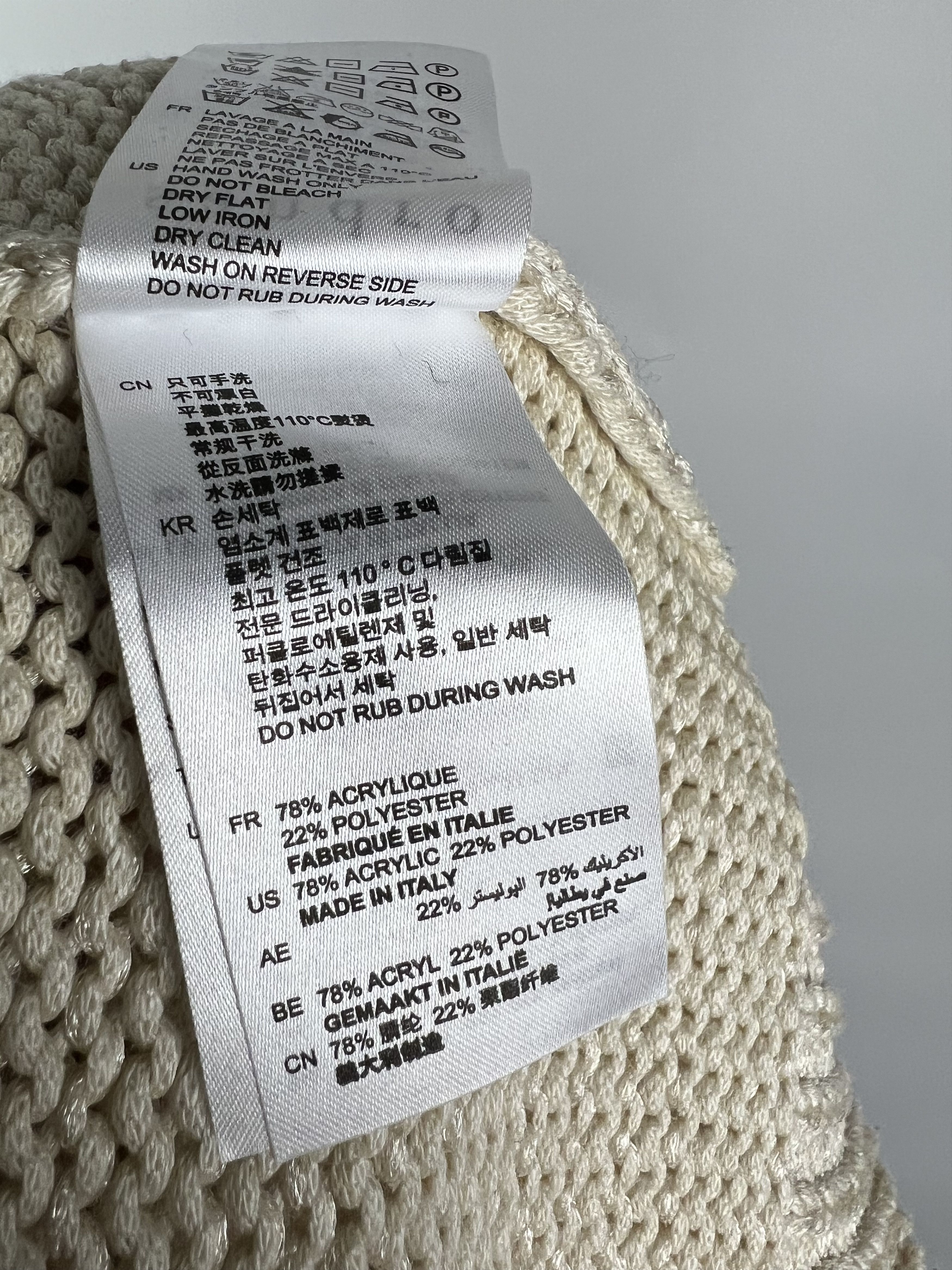 Sandro Sandro Women's Beige Knit Sweater Size 1 Size S / US 4 / IT 40 - 11 Thumbnail
