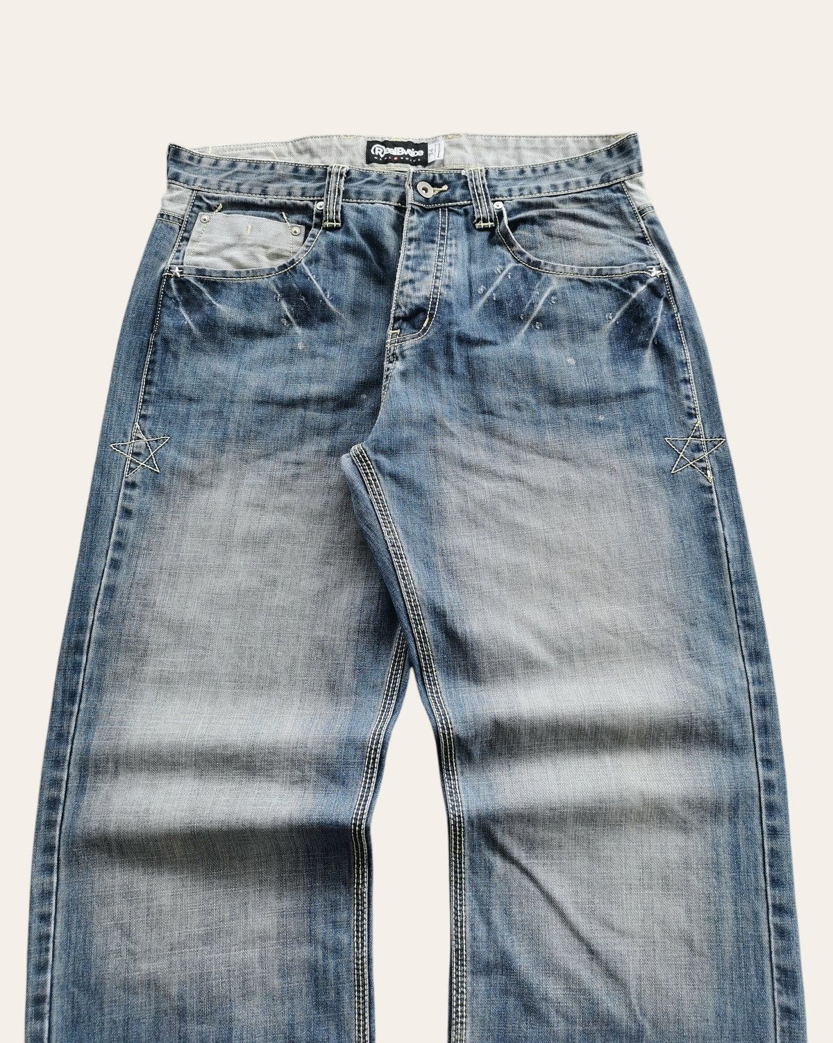 Hysteric Glamour Baggy Denim Jeans Real B Voice Size US 34 / EU 50 - 6 Thumbnail