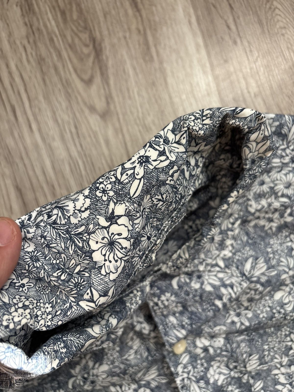 Albam Albam Floral Short Sleeve Shirt Size US M / EU 48-50 / 2 - 6 Thumbnail