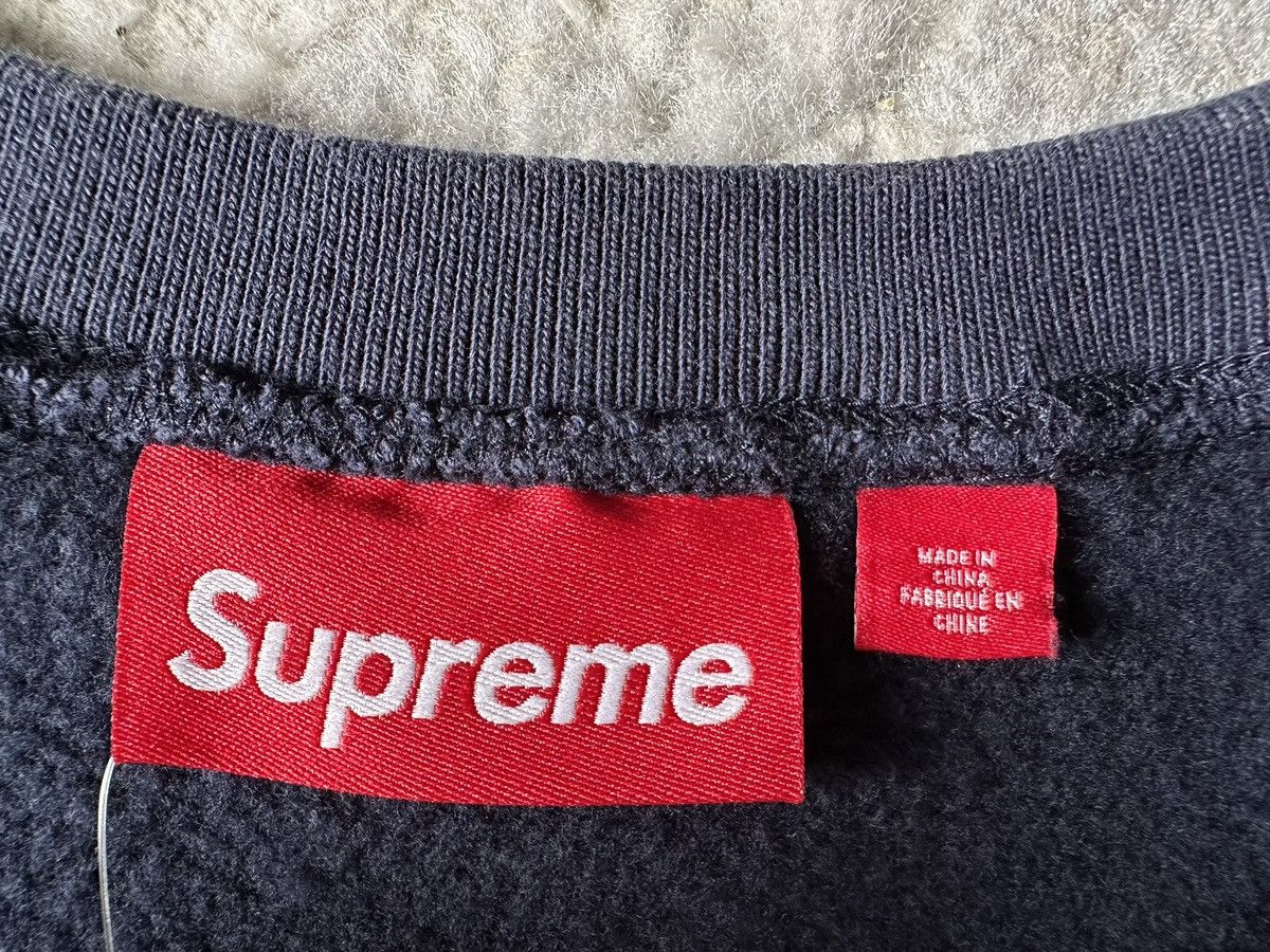 Supreme SUPREME WASHED BOX LOGO CREWNECK SS25 Size US L / EU 52-54 / 3 - 3 Thumbnail