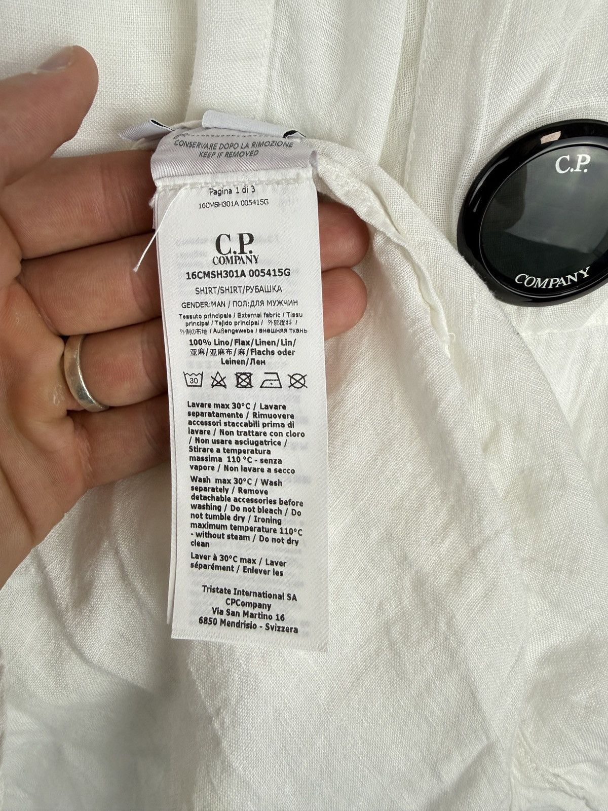 C.P. Company White C.P. Company shirt (brand new with tags) Size US XXL / EU 58 / 5 - 9 Thumbnail