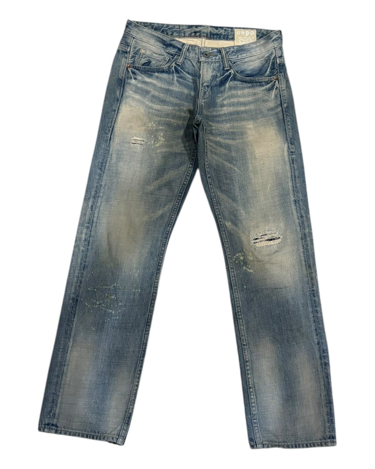 Japanese Brand × Kapital × Vintage Japanese Selvedge Jeans Cepo Work & Military Kapital Style Size US 30 / EU 46 - 9 Thumbnail