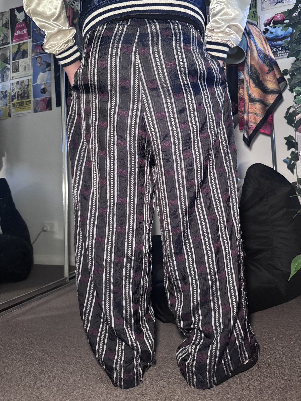 Needles HD Papillon Stripe Jacquard Pants Size US 30 / EU 46 - 3 Thumbnail
