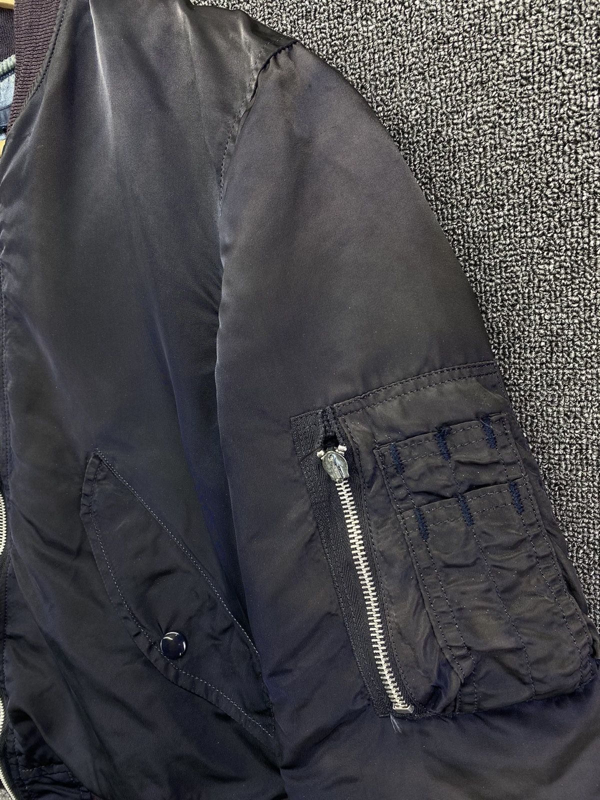 Alpha Industries Vintage Alpha Industries Utility L-2B Bomber Jacket Size M / US 6-8 / IT 42-44 - 22 Thumbnail