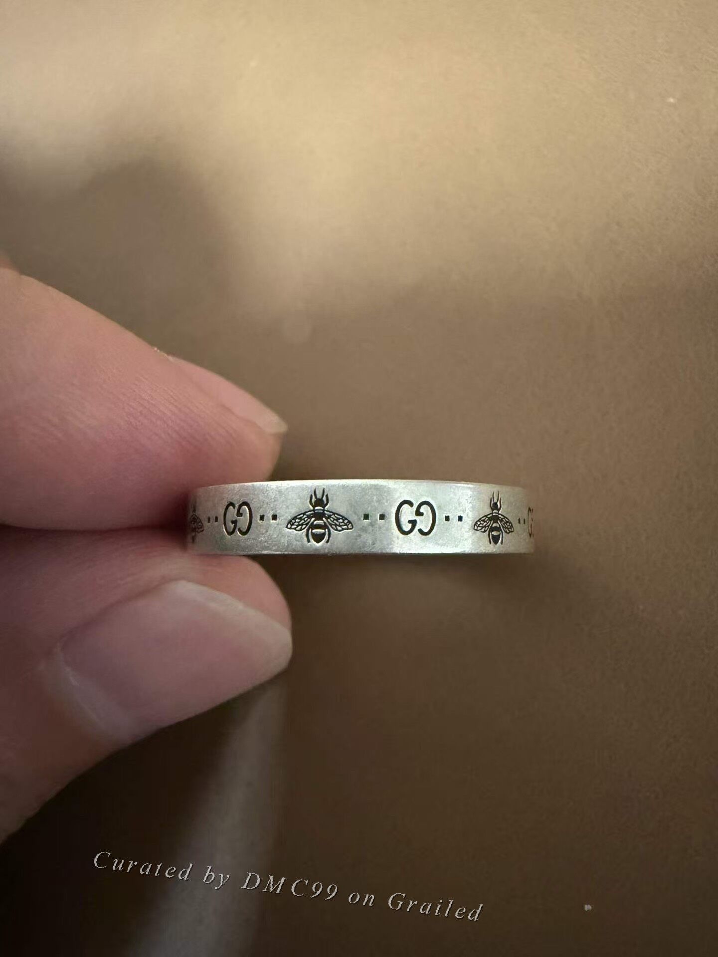 Gucci GUCCI GG Marmont 925 Silver Ring Size ONE SIZE - 1 Thumbnail