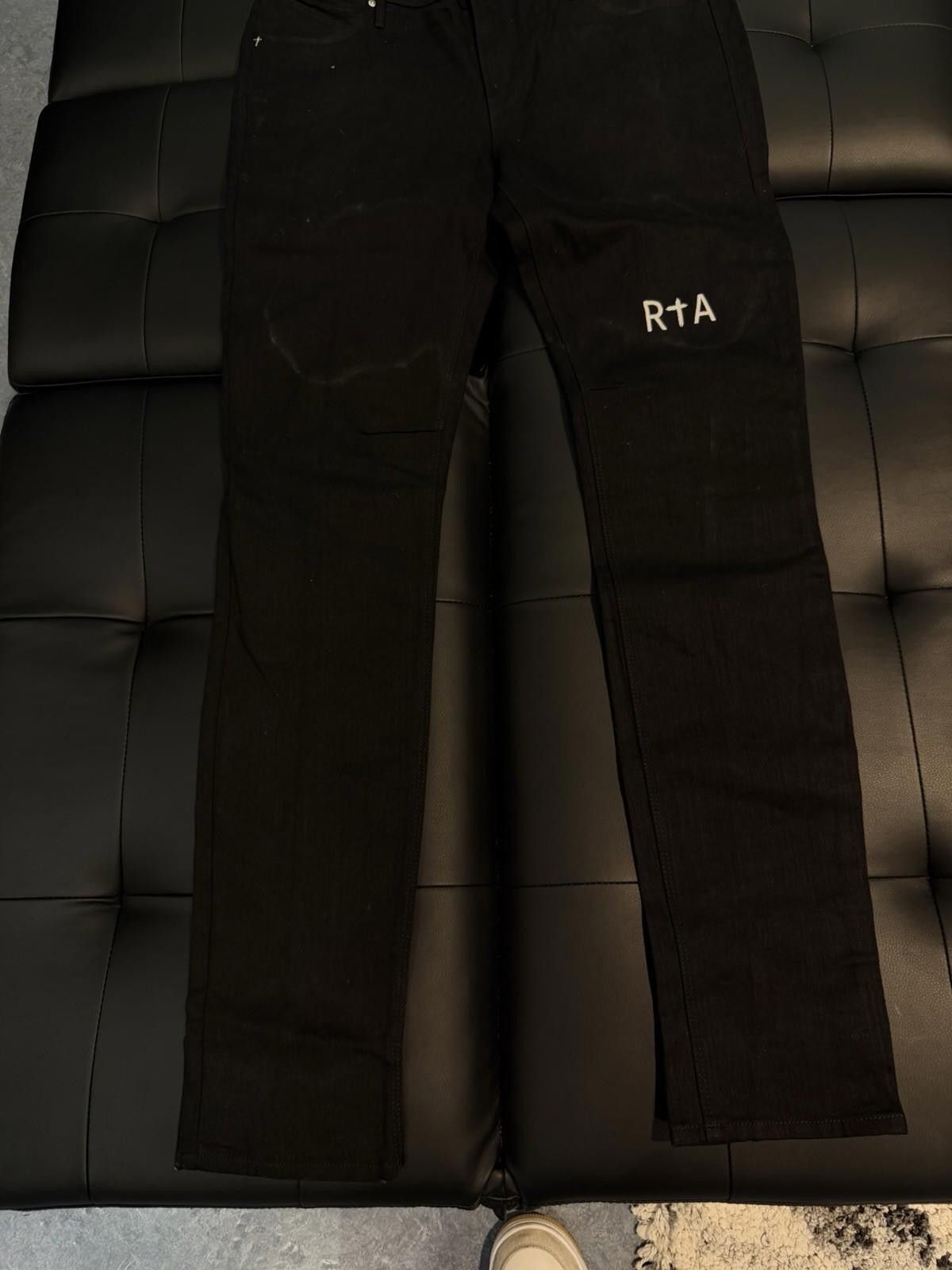 Rta RTA Men's Denim Jeans Black Size 34 $350 Retail Size US 34 / EU 50 - 3 Thumbnail