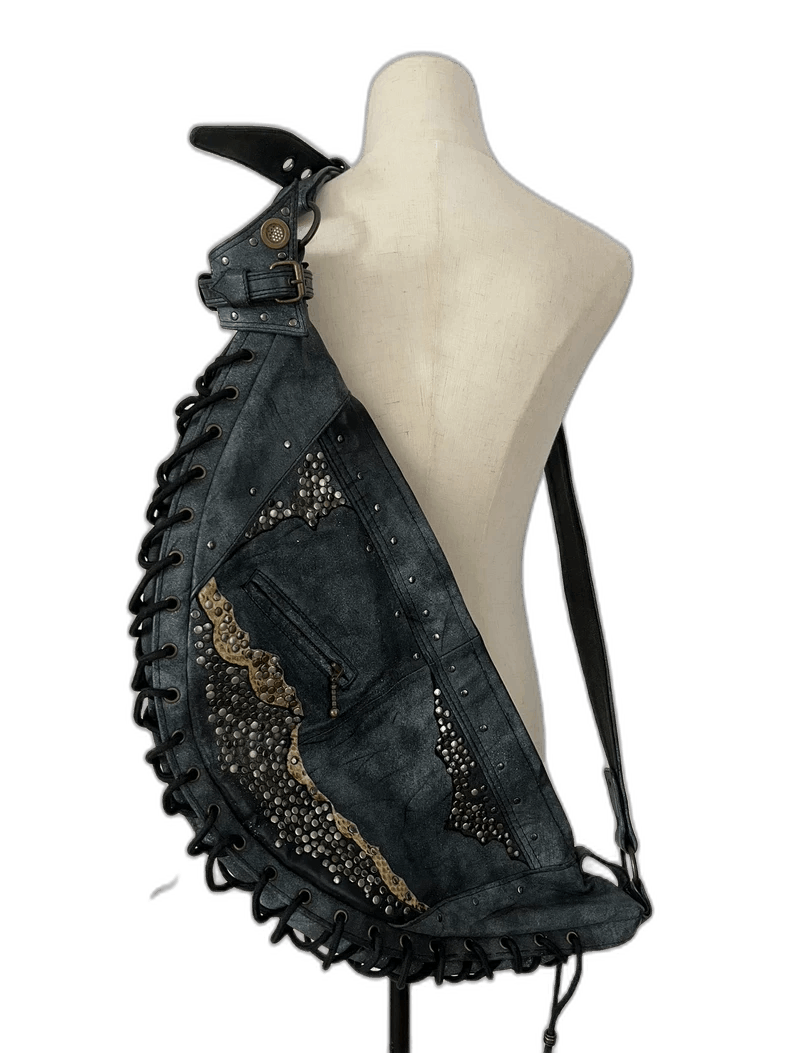 KMRii Studded Snake Skin Crossbody Bag Size ONE SIZE - 1 Thumbnail
