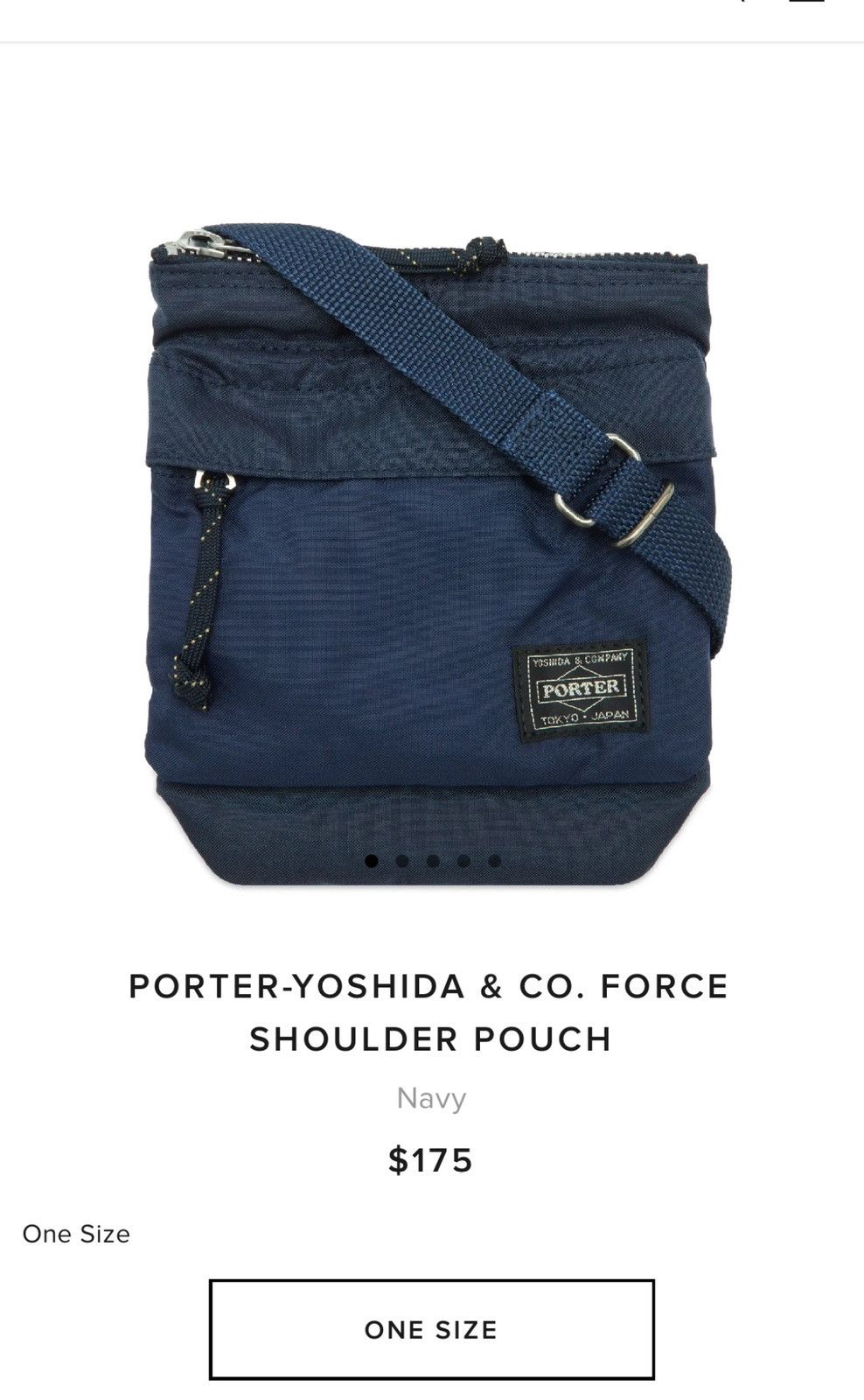 Porter PORTER-YOSHIDA & CO. FORCE SHOULDER POUCH Size ONE SIZE - 5 Thumbnail