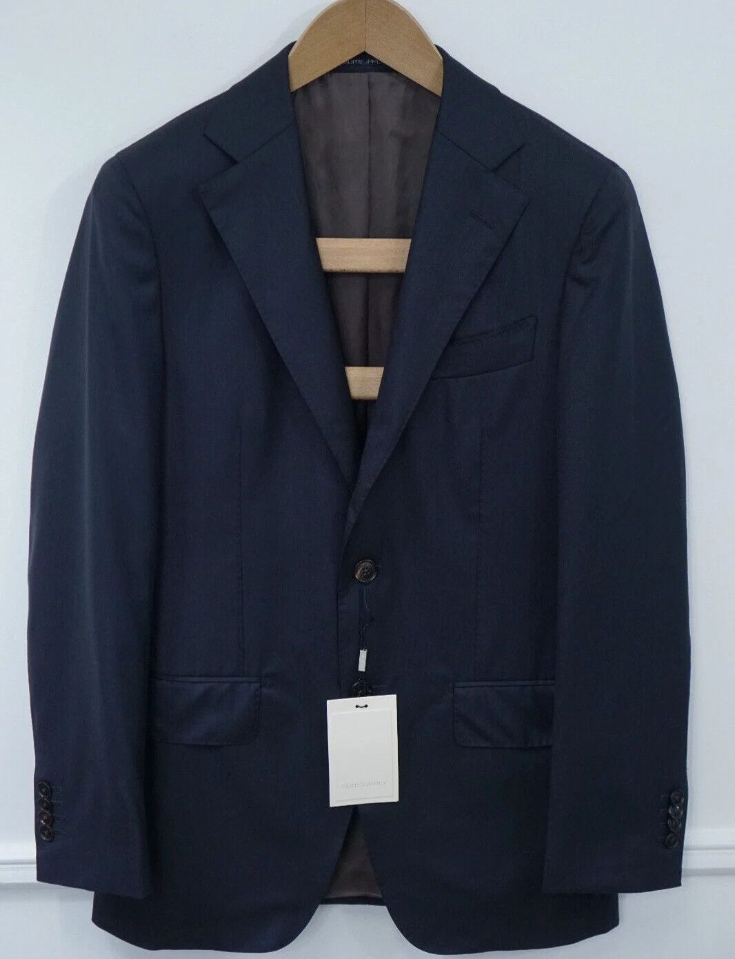 Suitsupply Men Suitsupply Blazer Lazio La Spalla Wool S150 Blue UK/US40 Size 40R - 1 Thumbnail