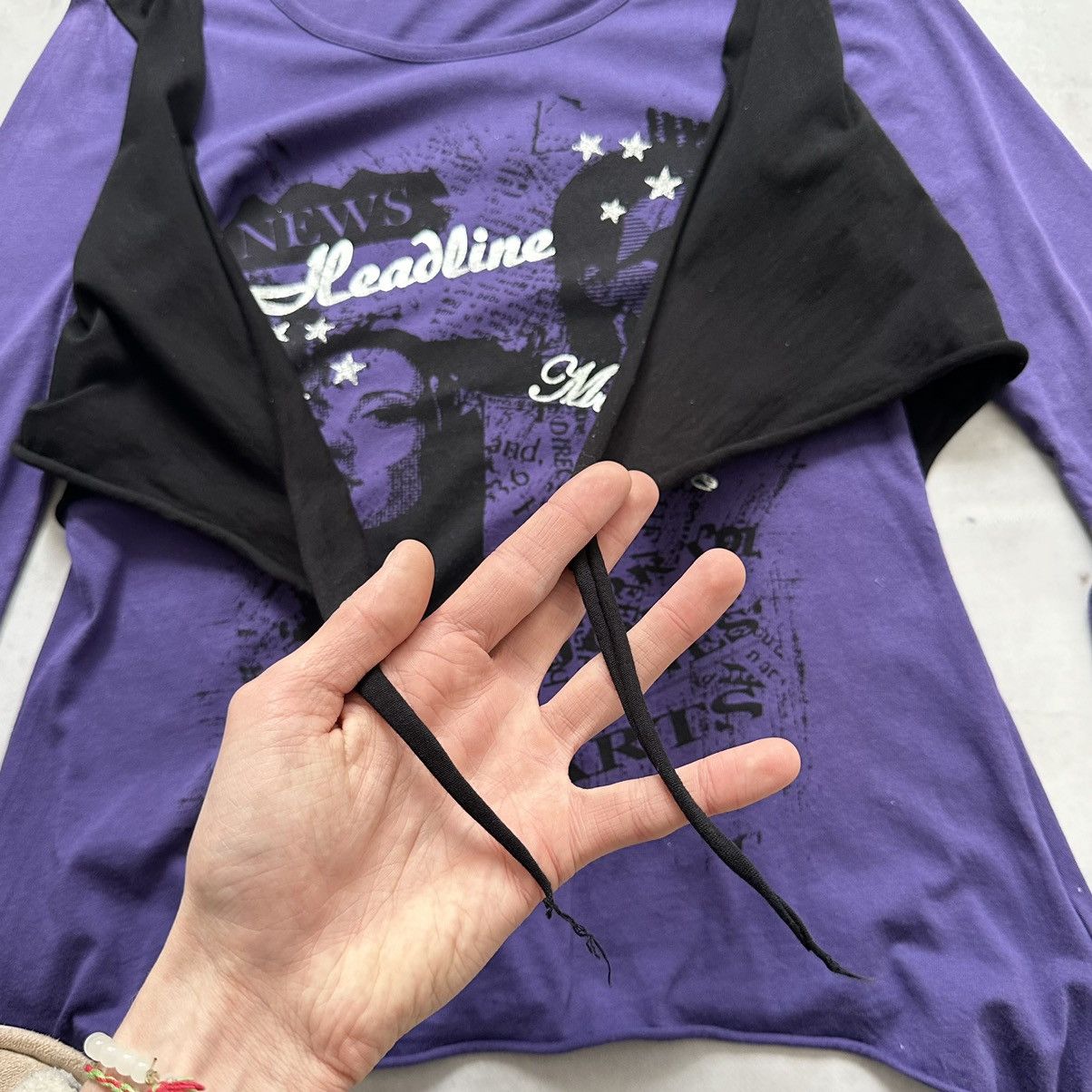 Hysteric Glamour × Undercover Bondage Hysteric Glamour Vibe Long Sleeve T Shirt Cop Copine Size S / US 4 / IT 40 - 7 Thumbnail