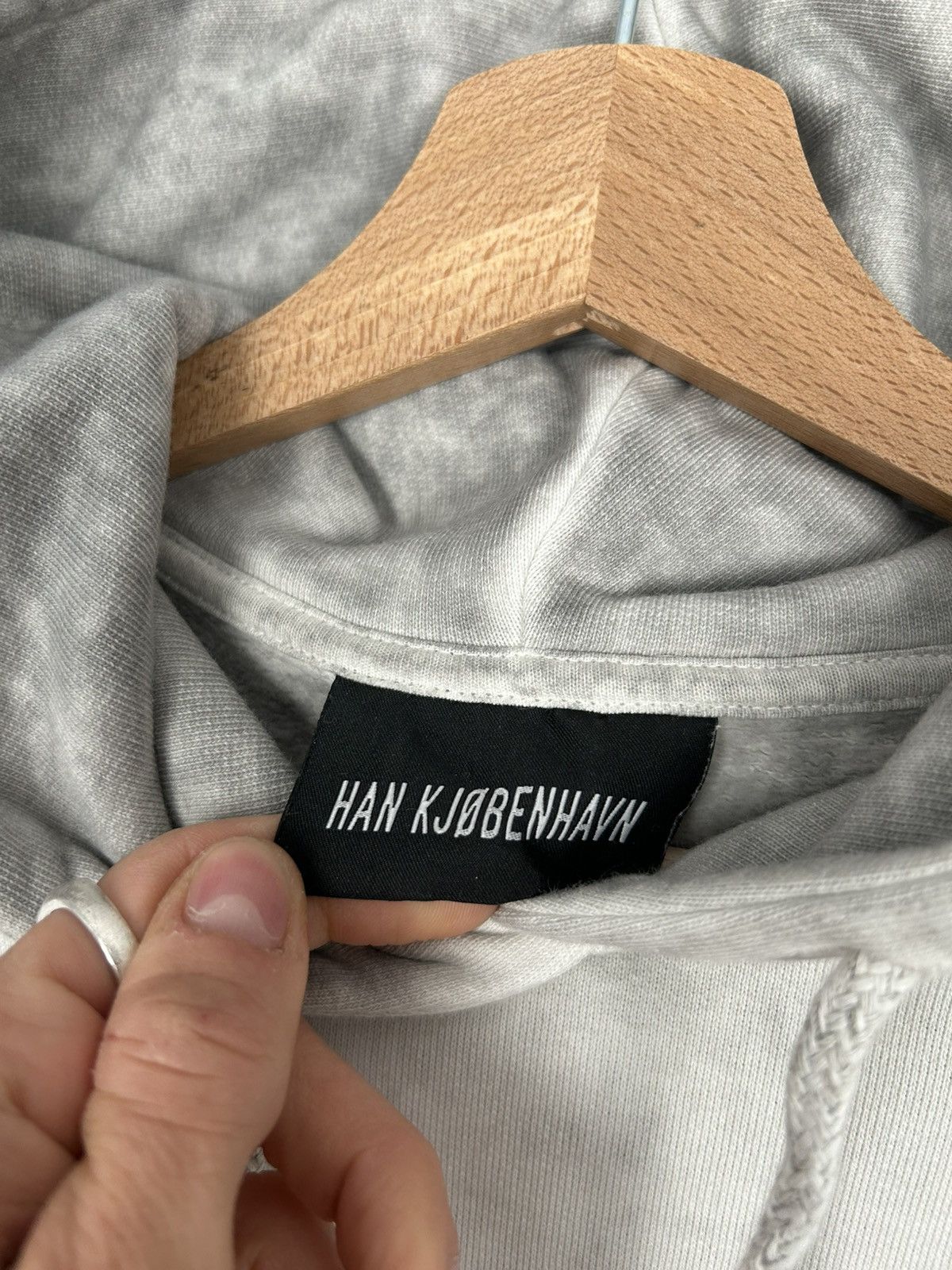 Han Kjobenhavn Han Kjobenhavn Grey Hoodie Designer Avant Garde Streetwear Size US S / EU 44-46 / 1 - 6 Thumbnail