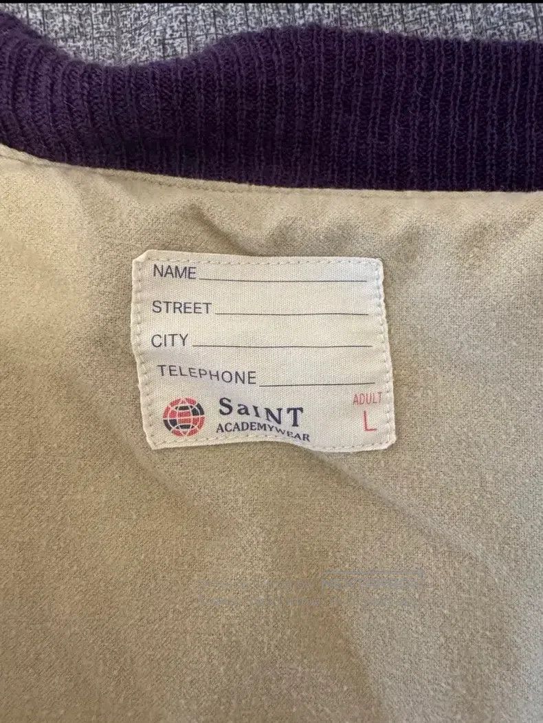 Saint Michael Saint Michael Purple Embroidered Commemorative Jacket Size US L / EU 52-54 / 3 - 3 Thumbnail